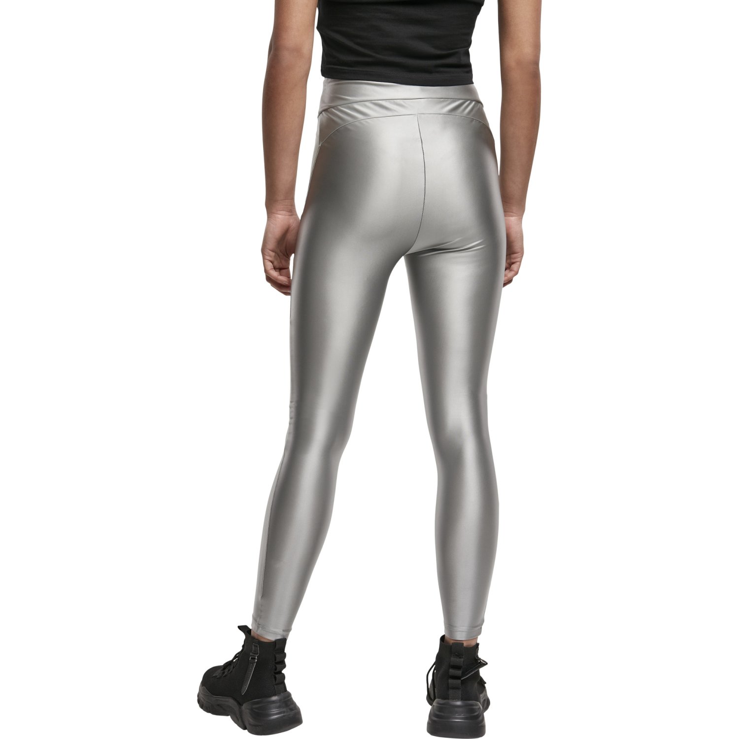 Urban Classics Ladies - High Waist Shiny Metalic Leggings