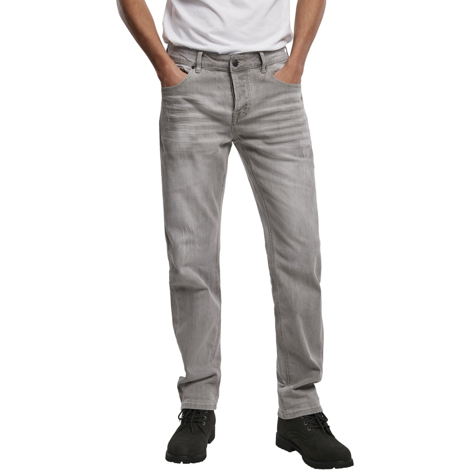 Brandit - Slim-Fit Stretch JAKE Denim Jeans grey