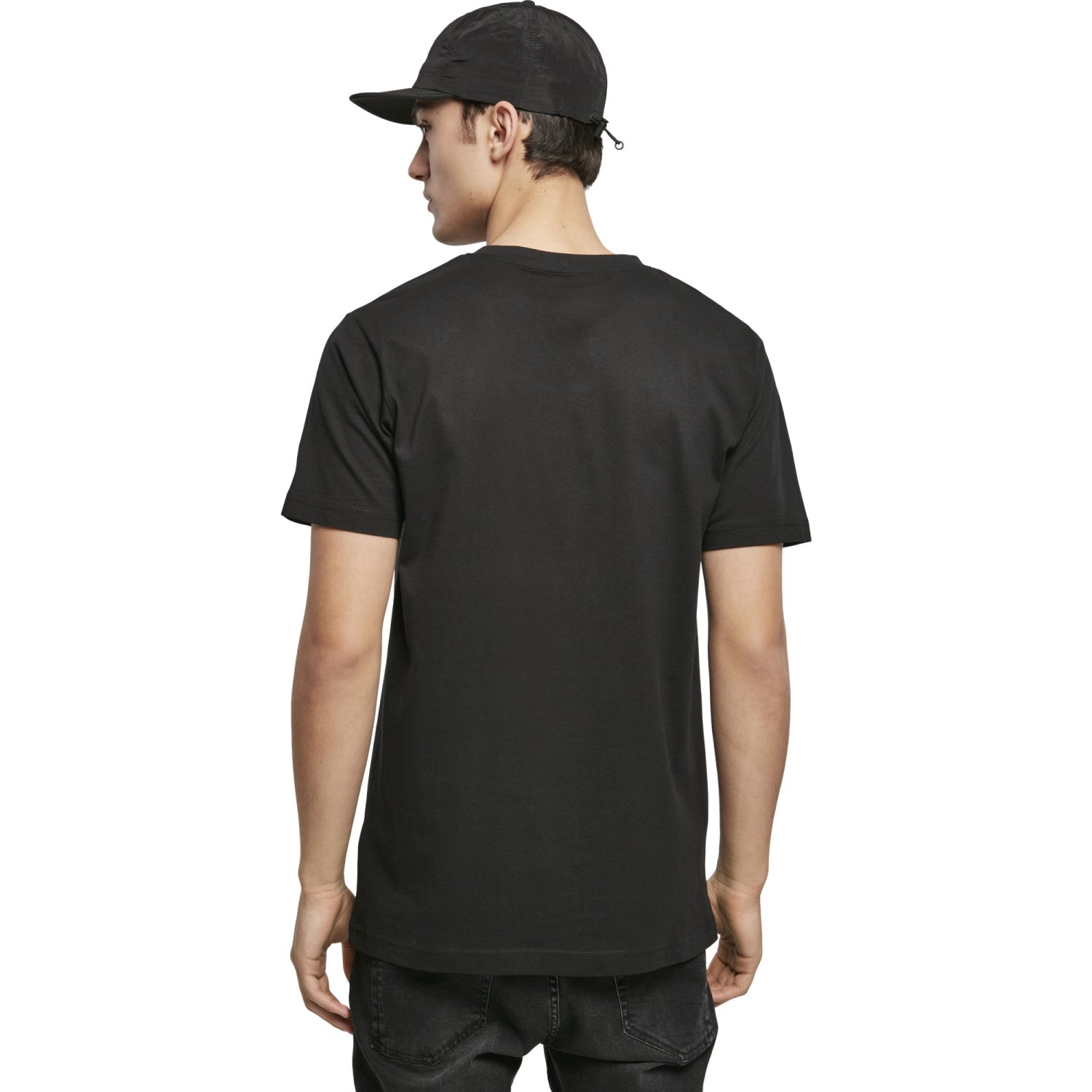 Mister Tee Grafik Shirt - NO RISK NO STORY schwarz