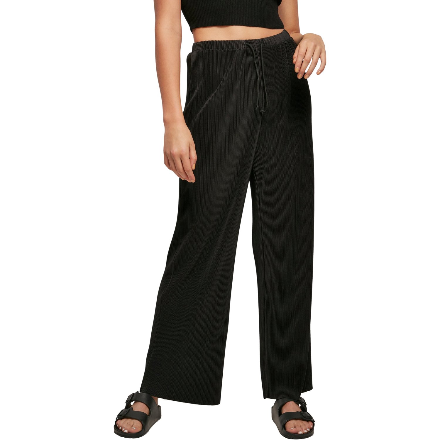 Urban Classics Ladies - Plisse Pantalon