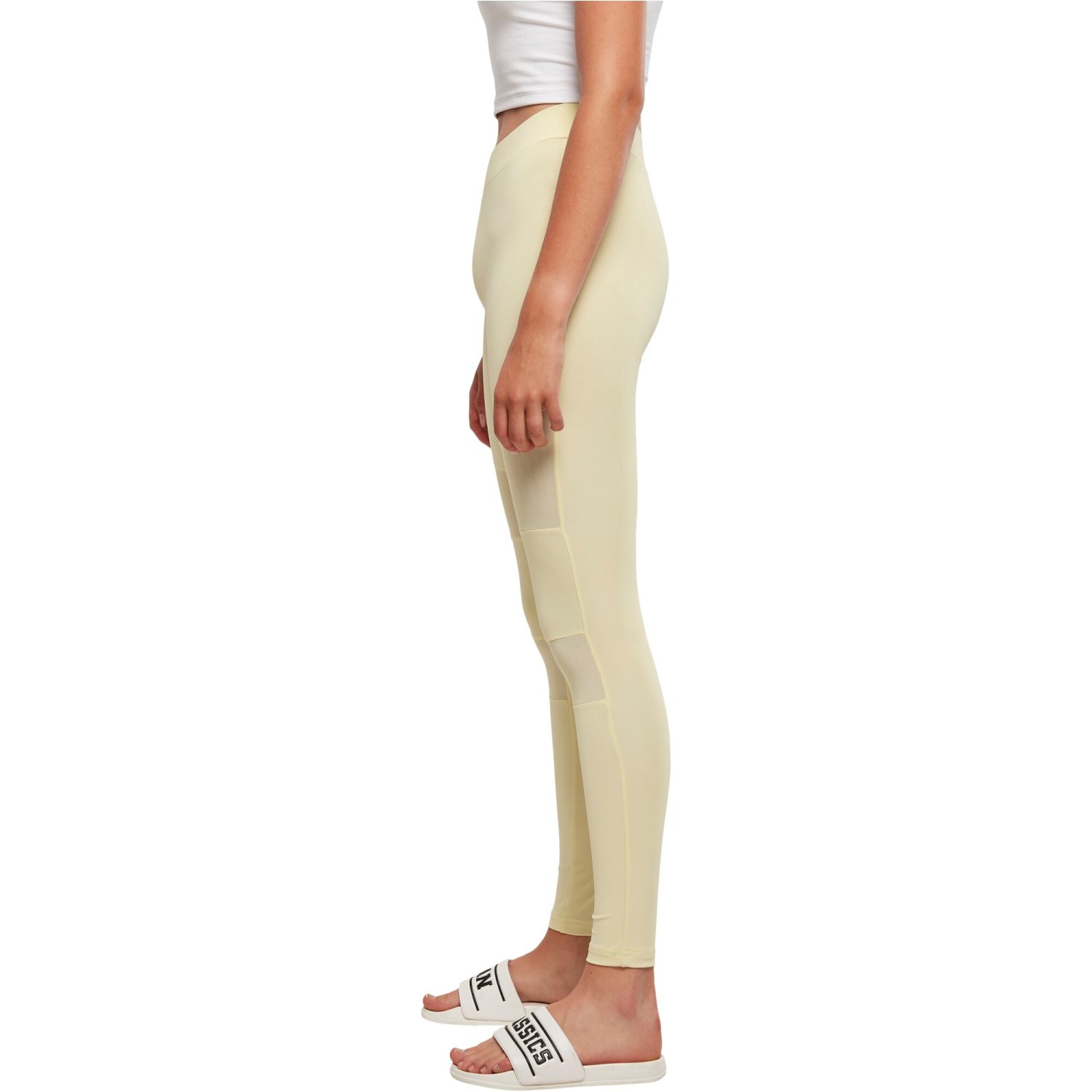 Urban Classics Ladies - TECH MESH Leggings jaune