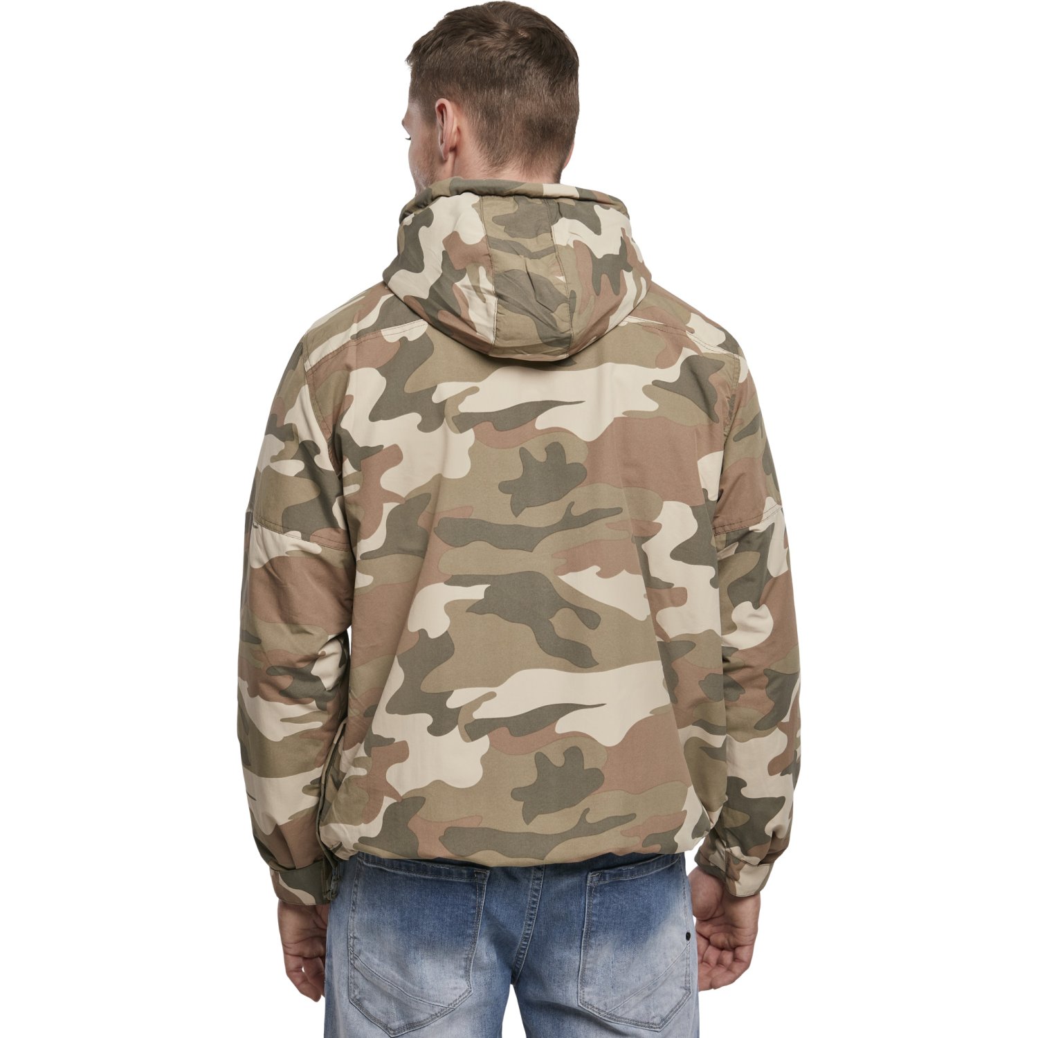 Brandit Pull-Over Outdoor Army Windbreaker Jacket light wood
