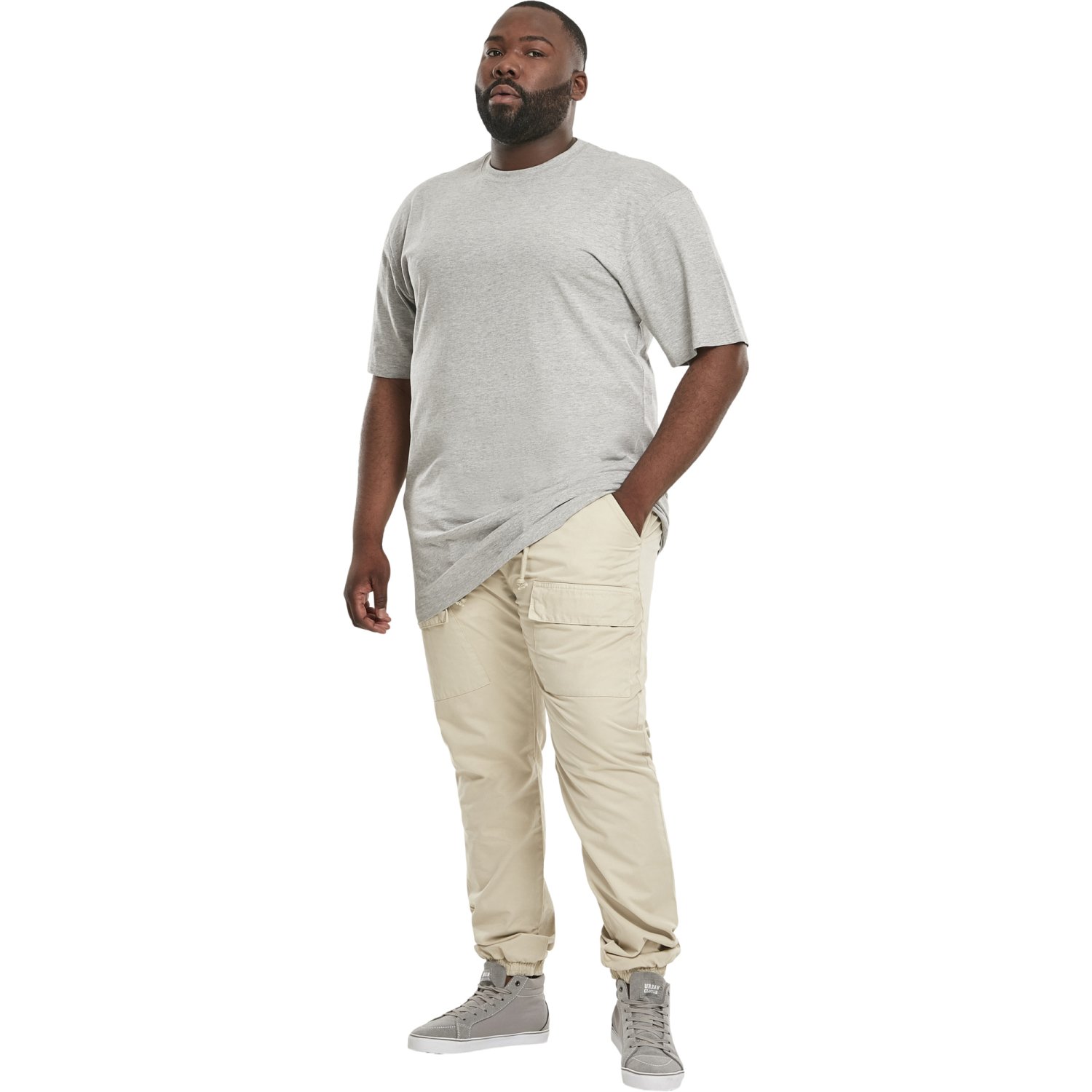 Urban Classics - Front Pocket Cargo Jogging Pants beige