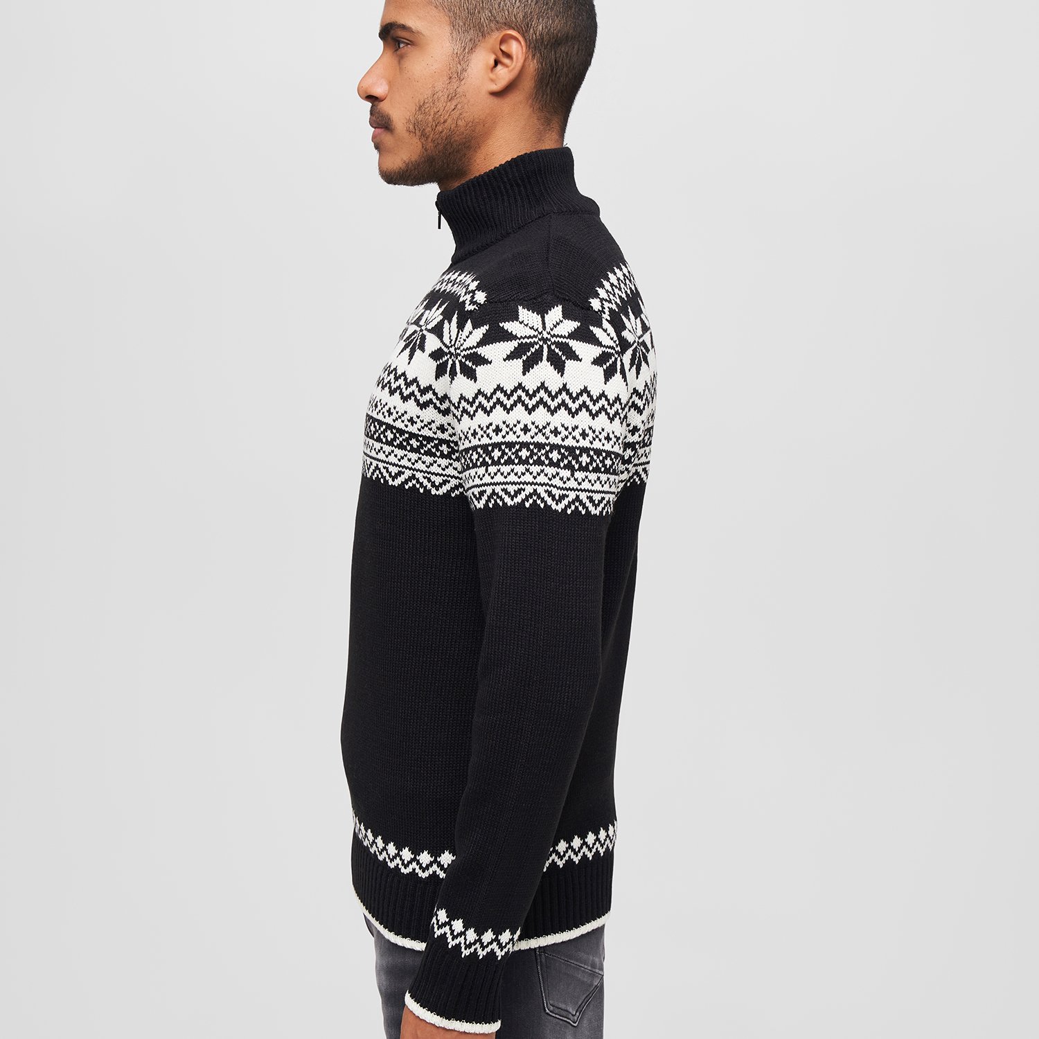 Brandit - Norweger Troyer Cardigan noir