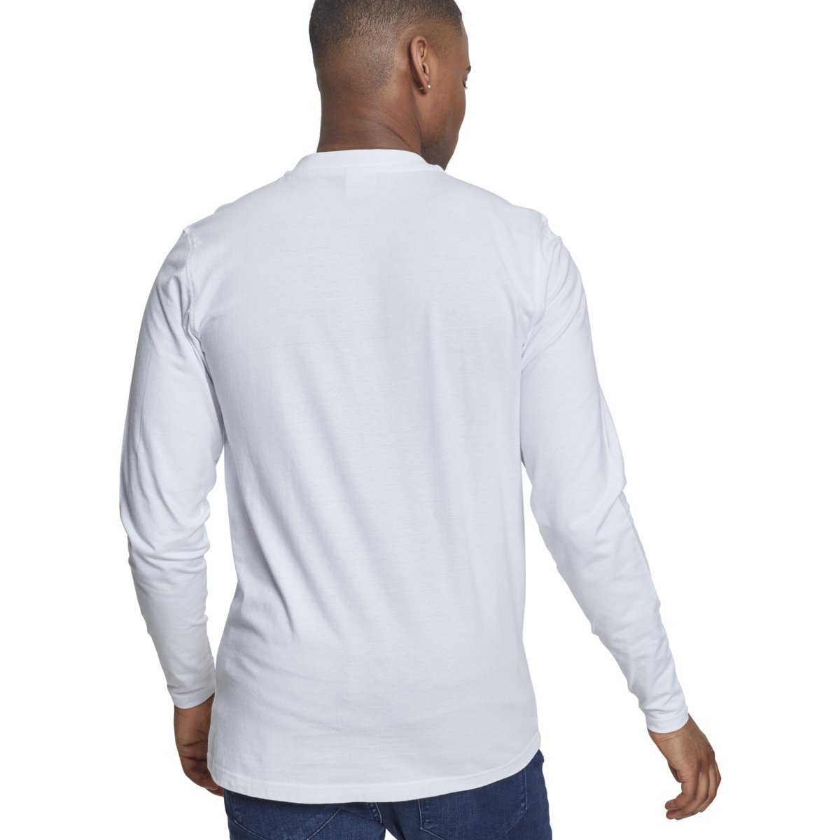 Urban Classics - HENLEY Longsleeve Langarm Shirt