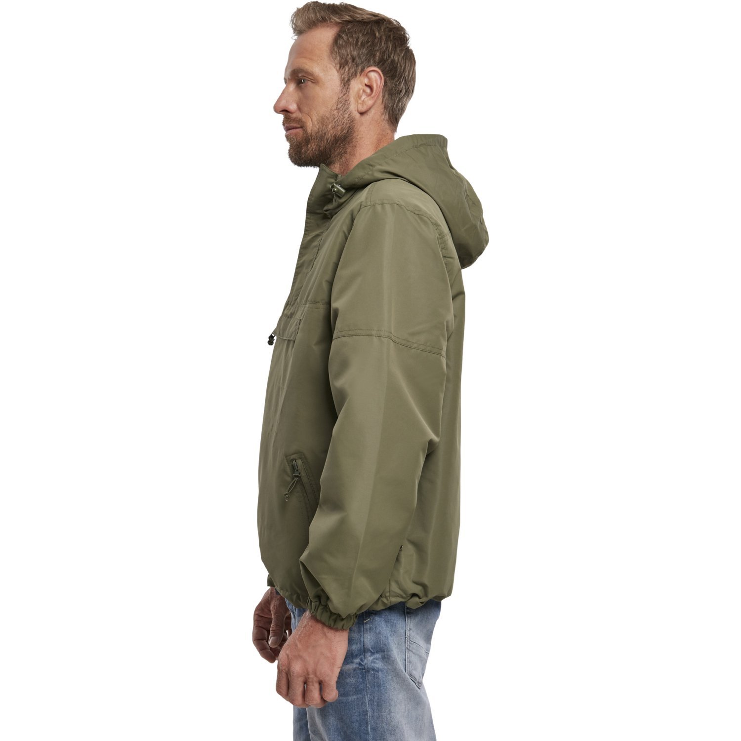 Brandit Pull-Over Summer Windbreaker Jacket olive
