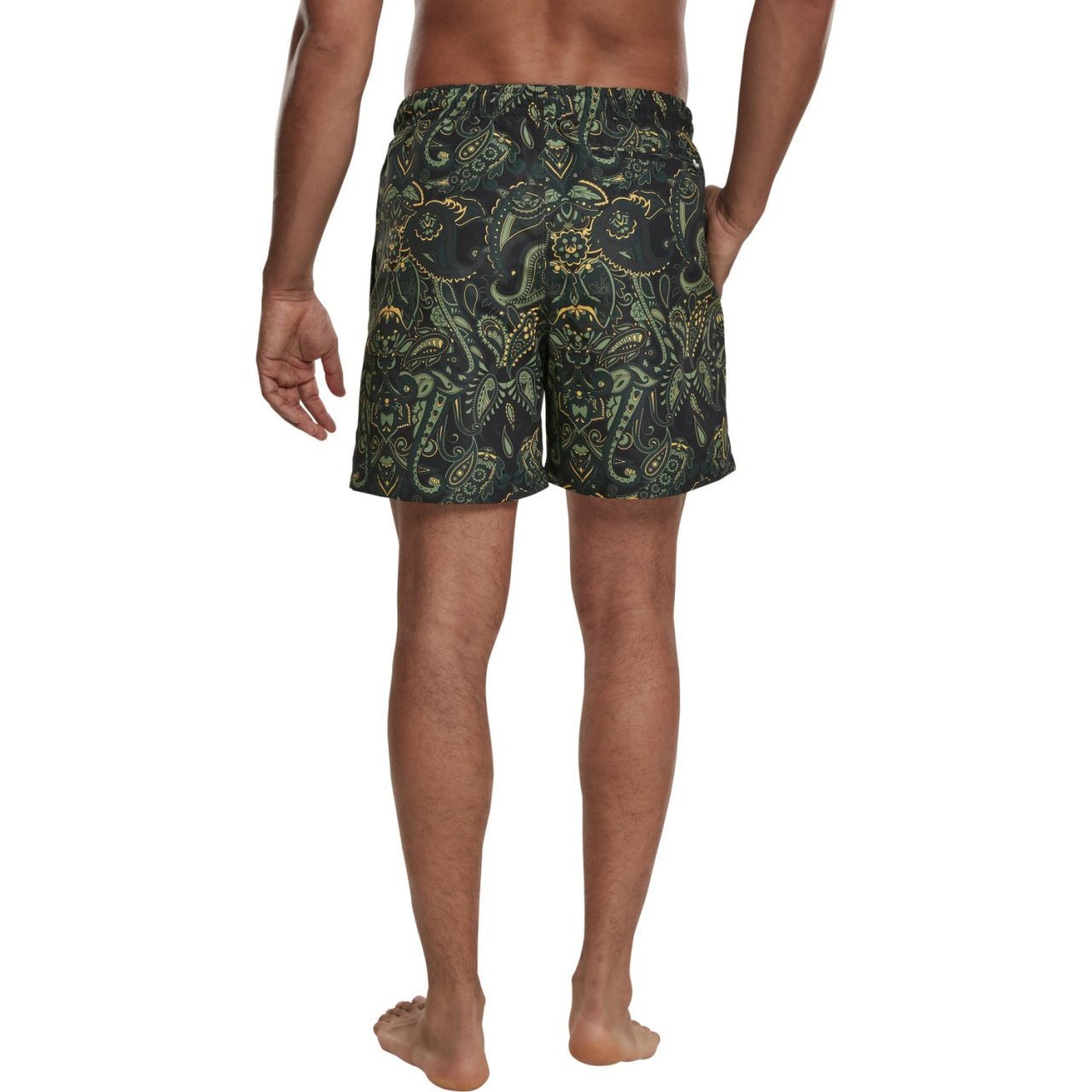 Urban Classics - PAISLEY Swim Shorts black