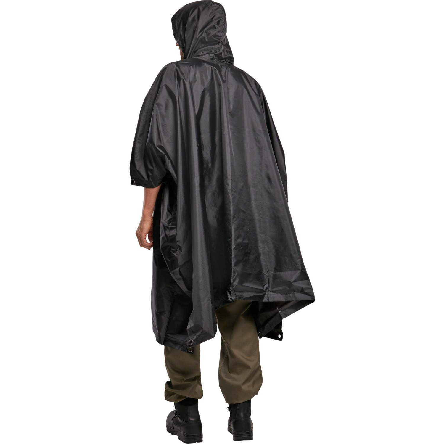 Brandit - Ripstop Poncho Veste de pluie noir