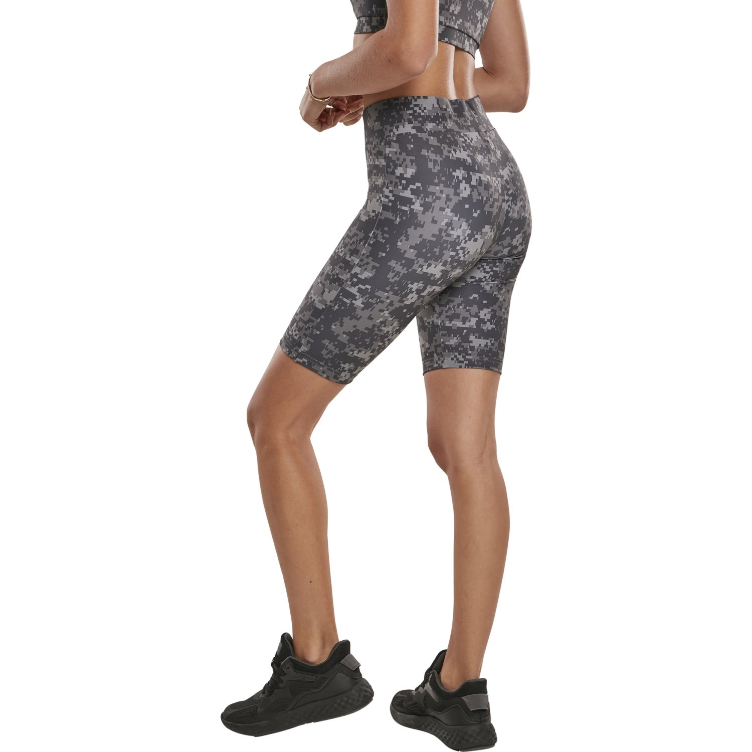 Urban Classics Ladies - High Waist Tech Cycle Shorts dark