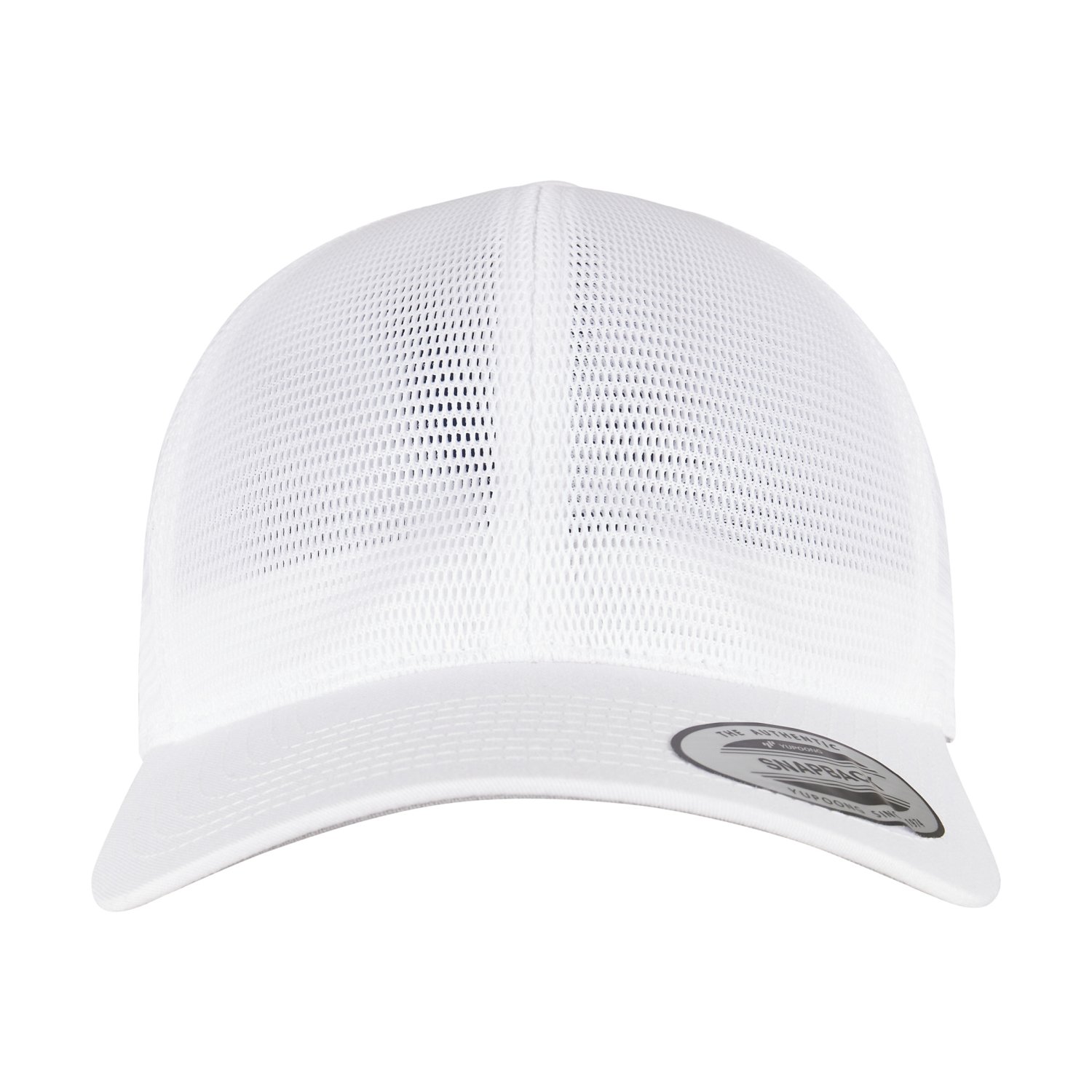Flexfit 360 OmniMesh Trucker Snapback Cap - blanc