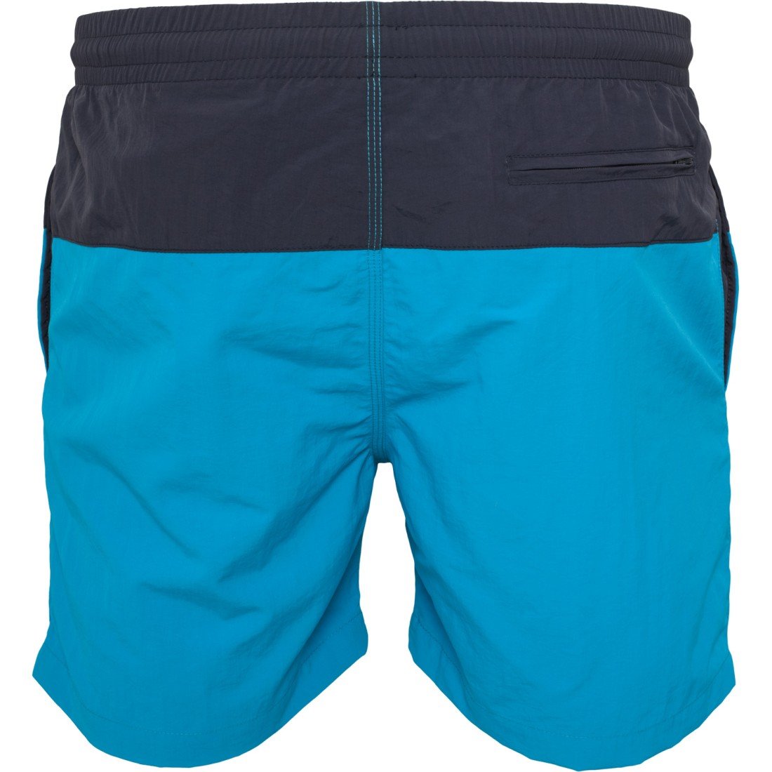 Urban Classics - BLOCK Short de bain turquoise / navy