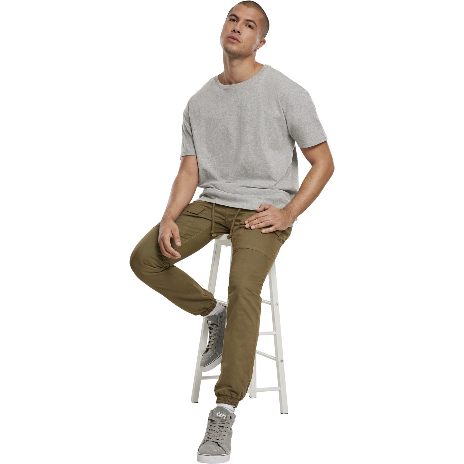 Urban Classics - Front Pocket Cargo Jogging Pants olive