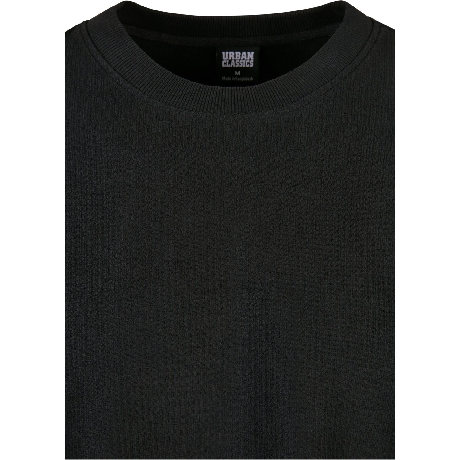 Urban Classics - Rib Terry Boxy Sweatshirt black