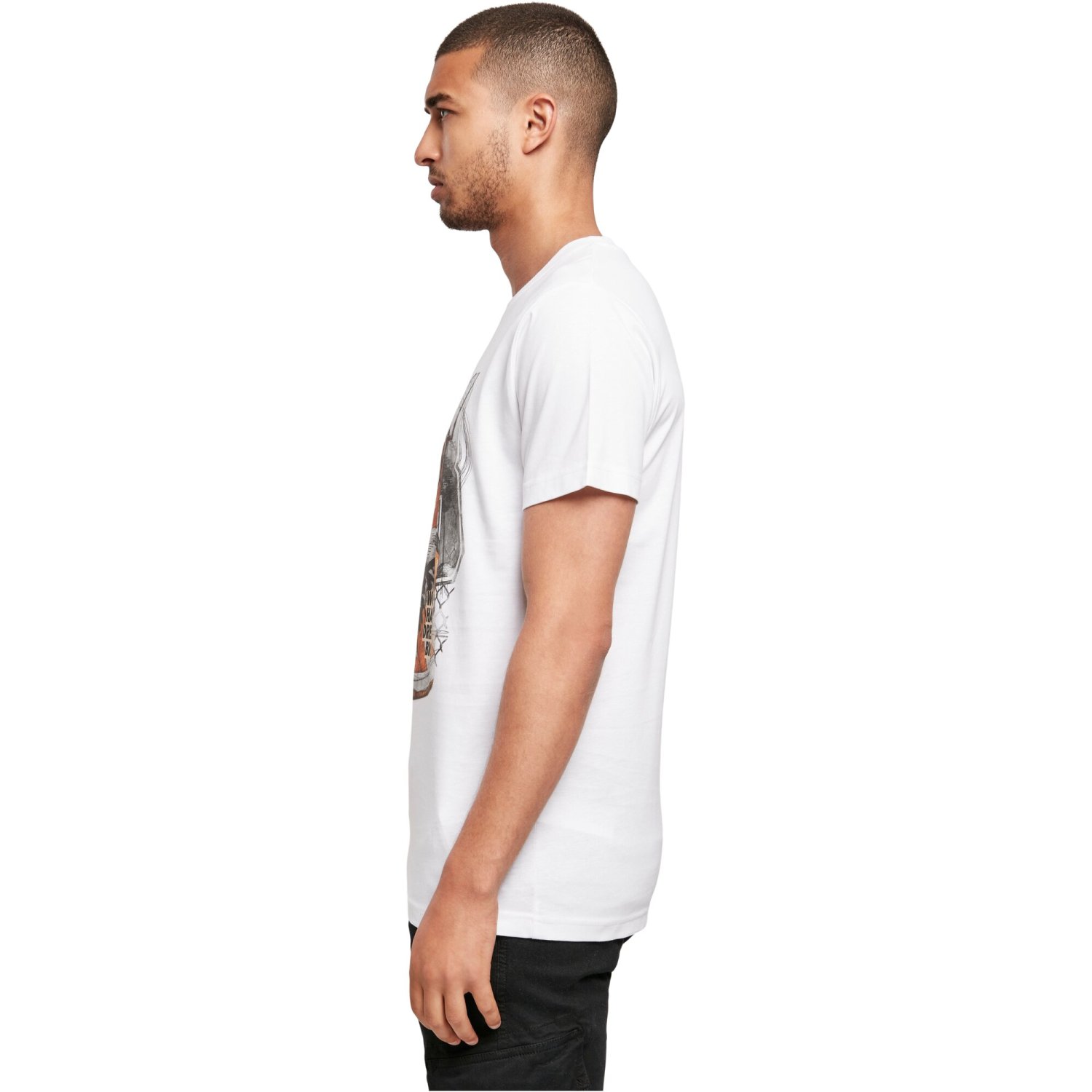 Mister Tee Grafik Shirt - VINTAGE BALLIN weiß
