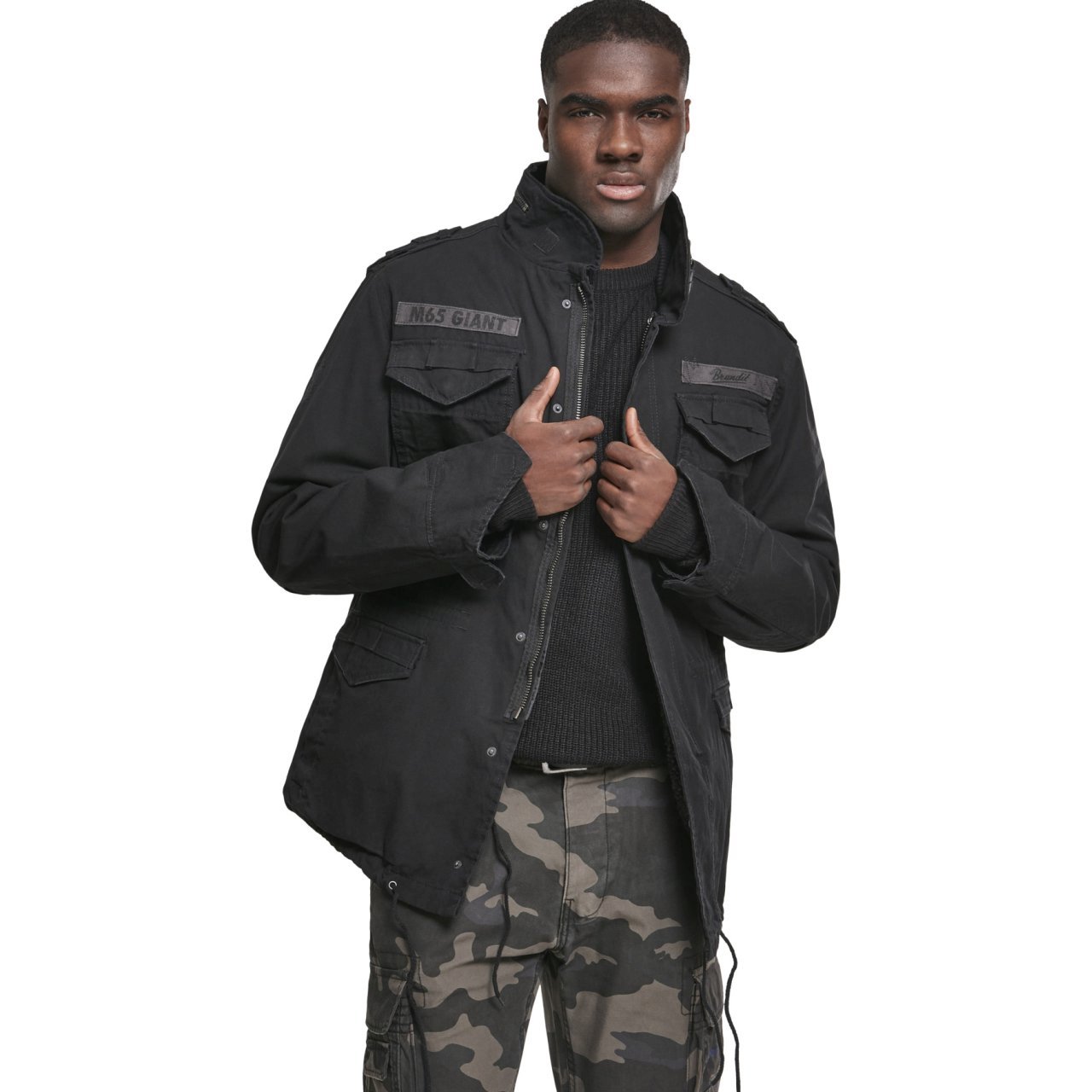 Brandit - M65 GIANT Vintage Parka Veste de champ noir
