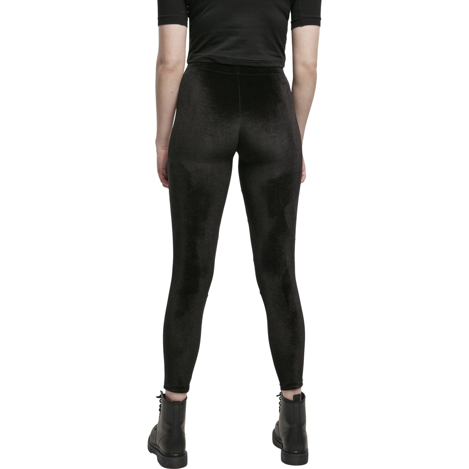 Urban Classics Ladies - Velvet TECH MESH Leggings black