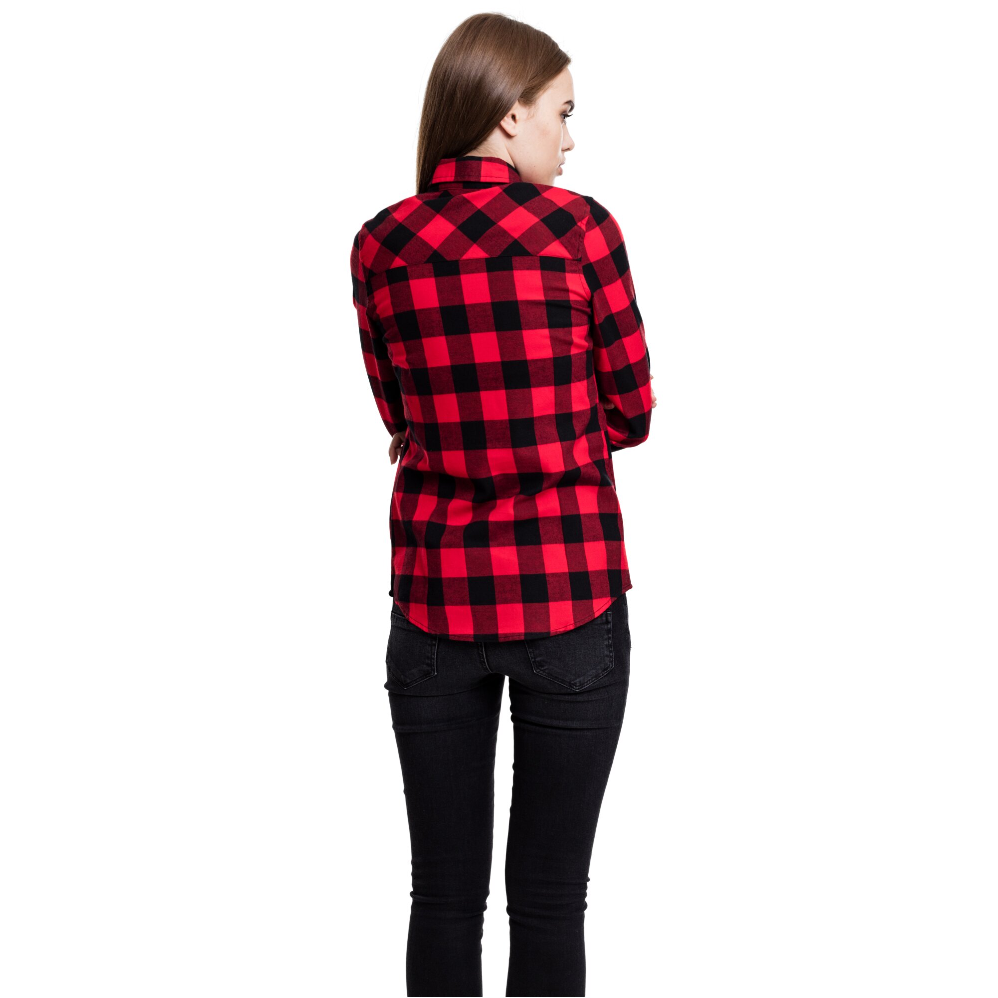 Urban Classics Ladies - TURNUP FLANELL Holzfäller Hemd