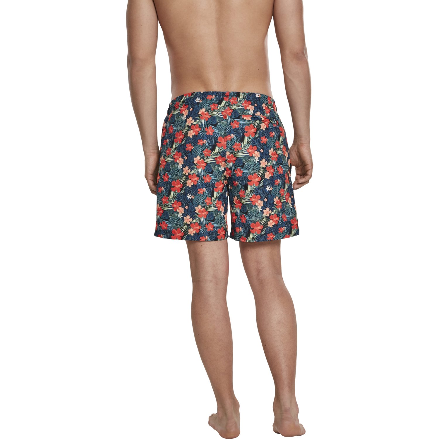 Urban Classics - PATTERN Swim Shorts tropical