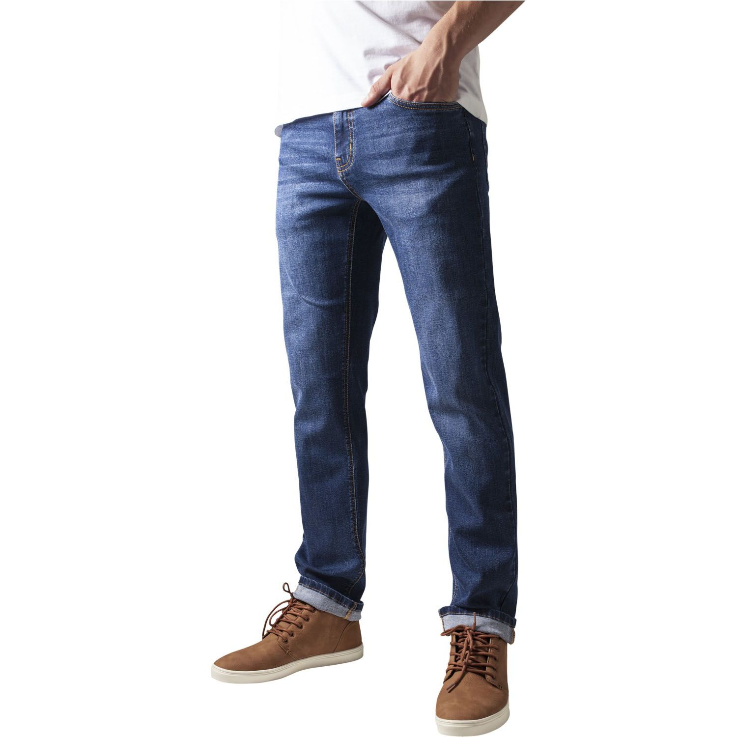 Urban Classics - STRETCH DENIM Jeans dark blue