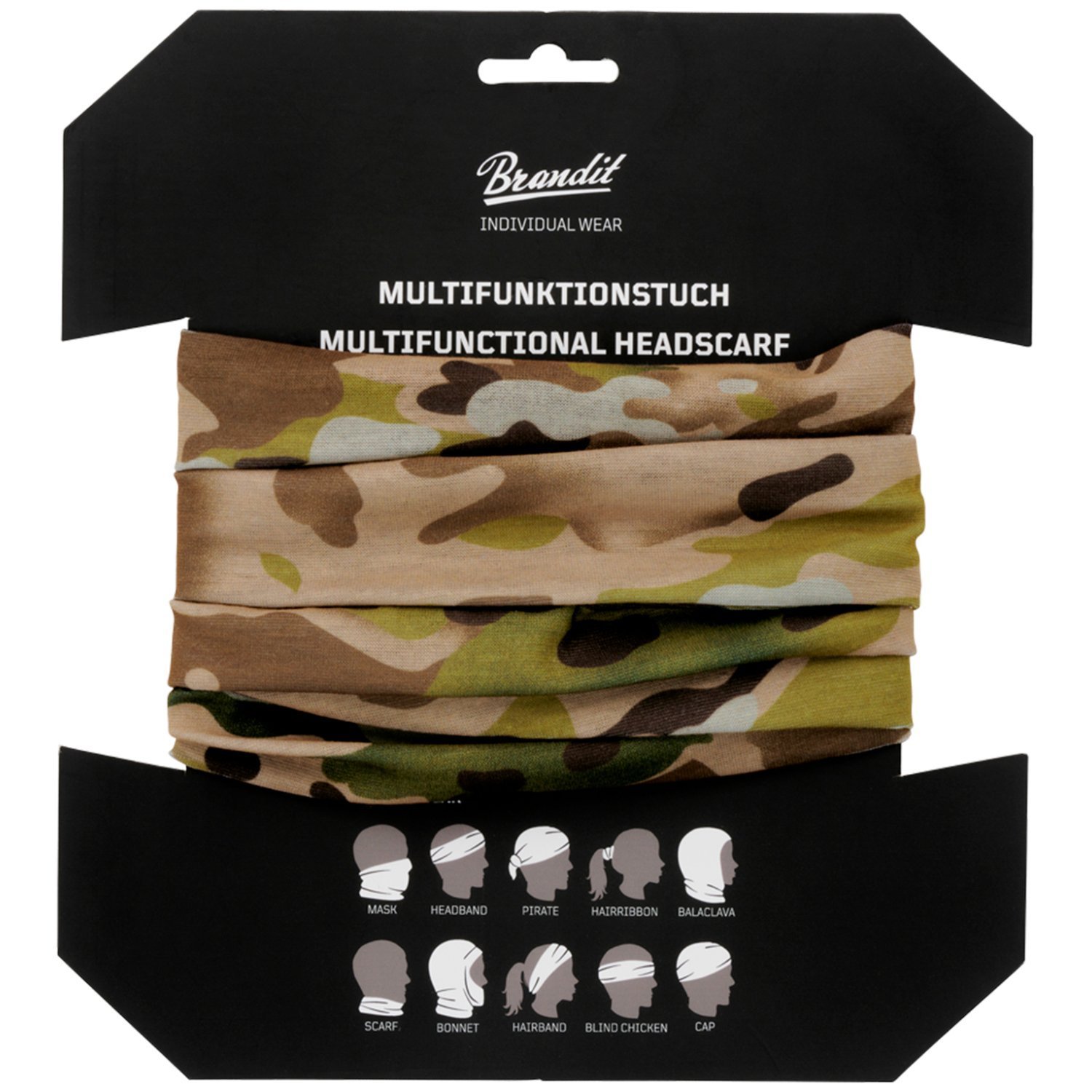 Brandit - Neck Gaiter Foulard tactical camo