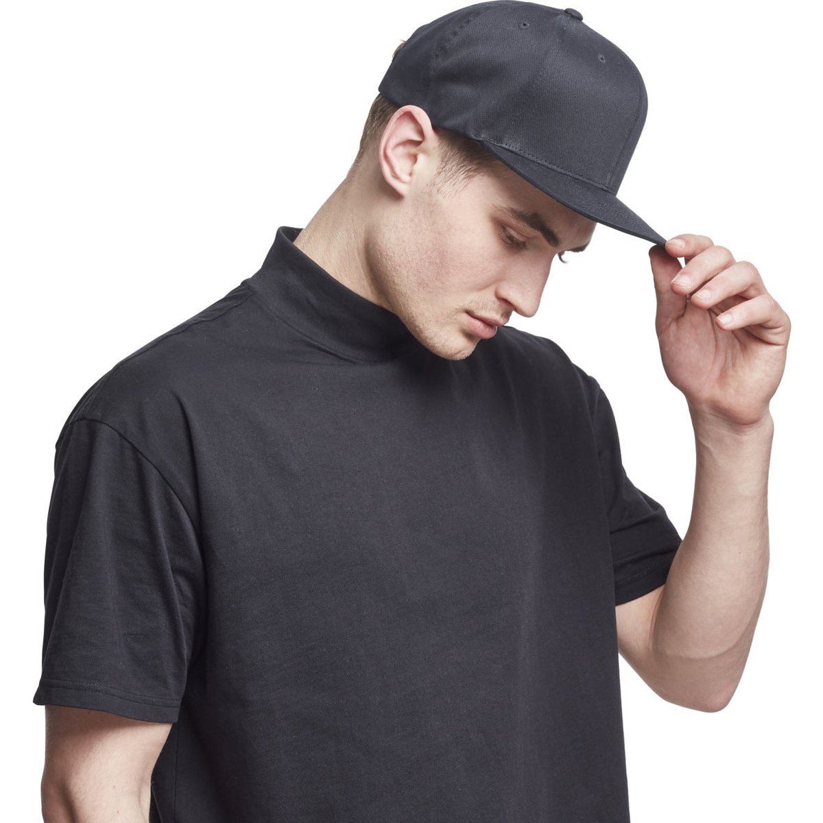Flexfit Organic Cotton Snapback Cap - noir