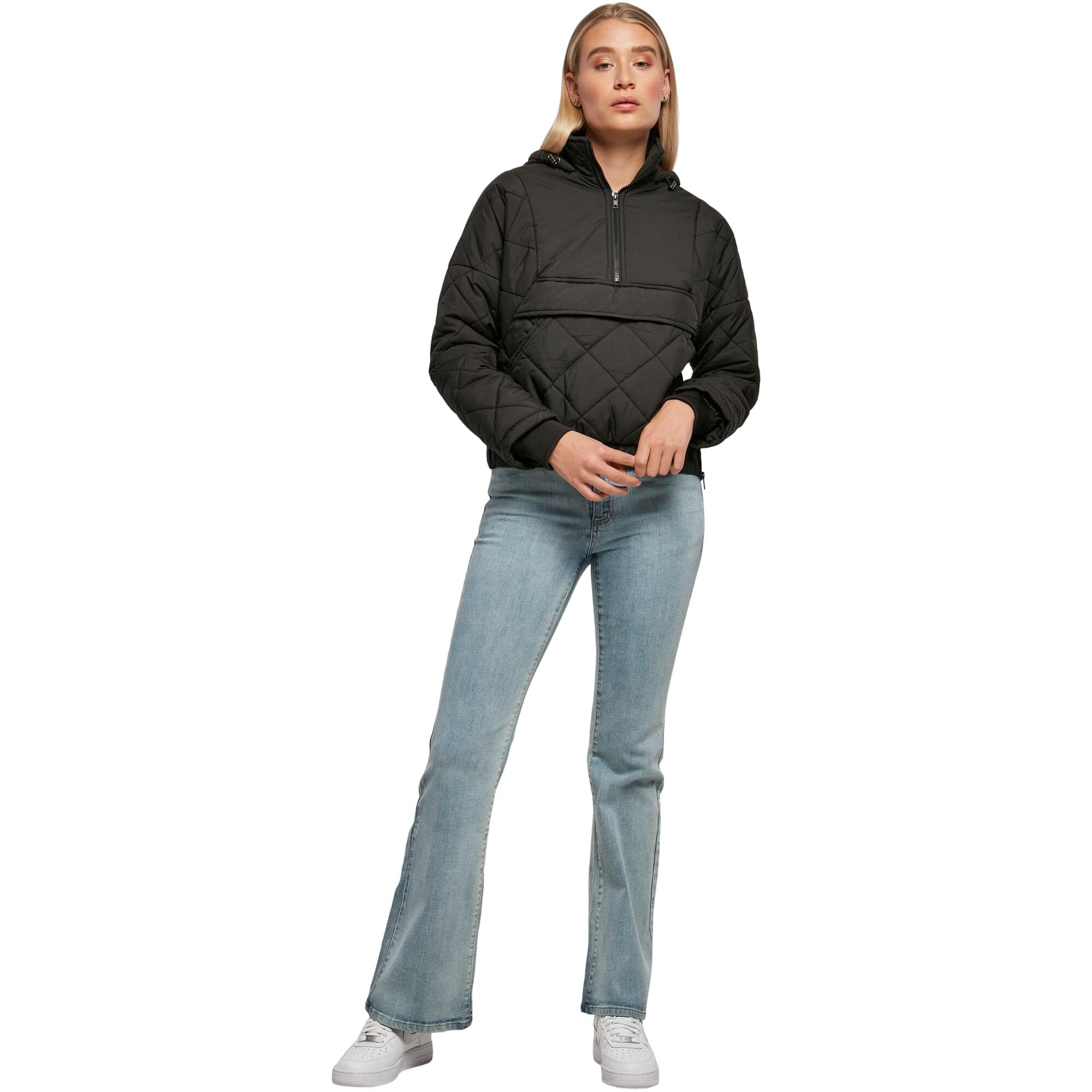 Urban Classics Ladies - Oversized Diamond Pull-Over Jacket