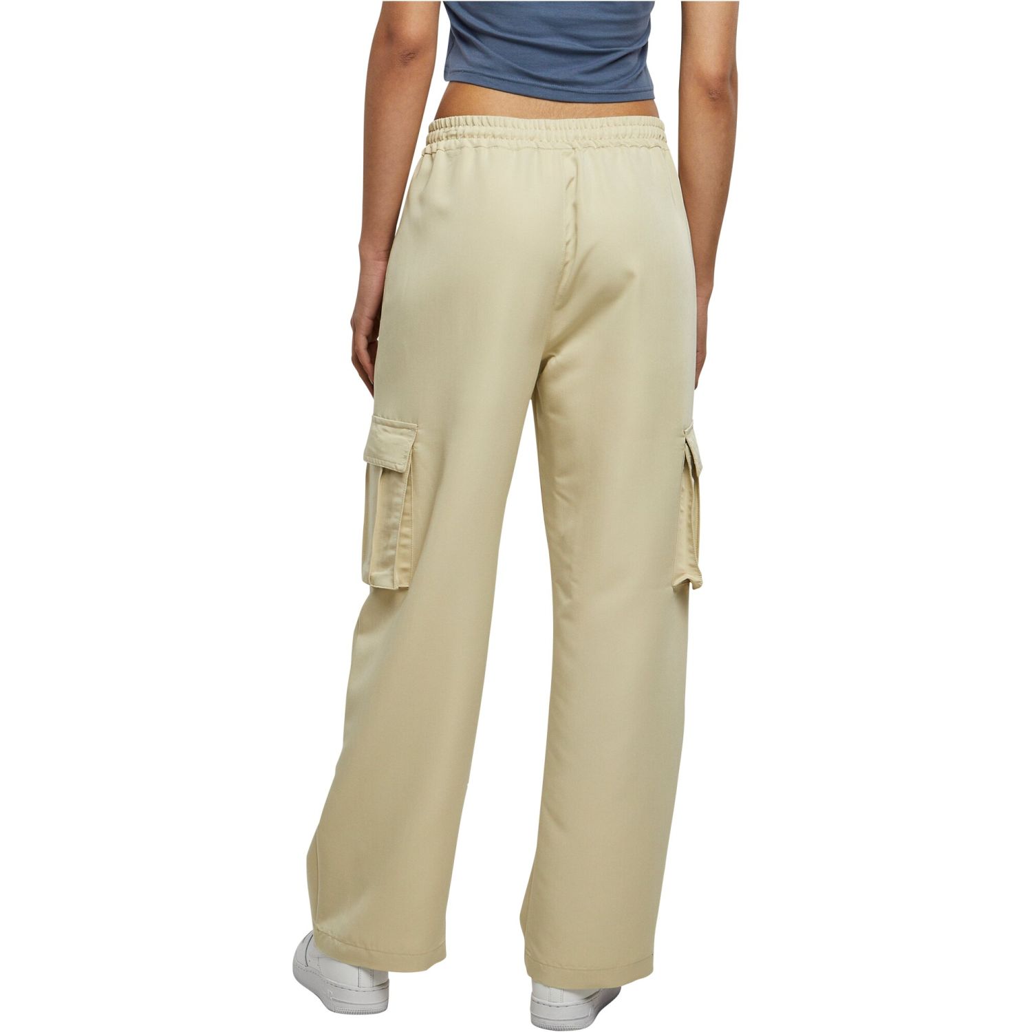 Urban Classics Ladies - Straight-Leg Cargo Pants