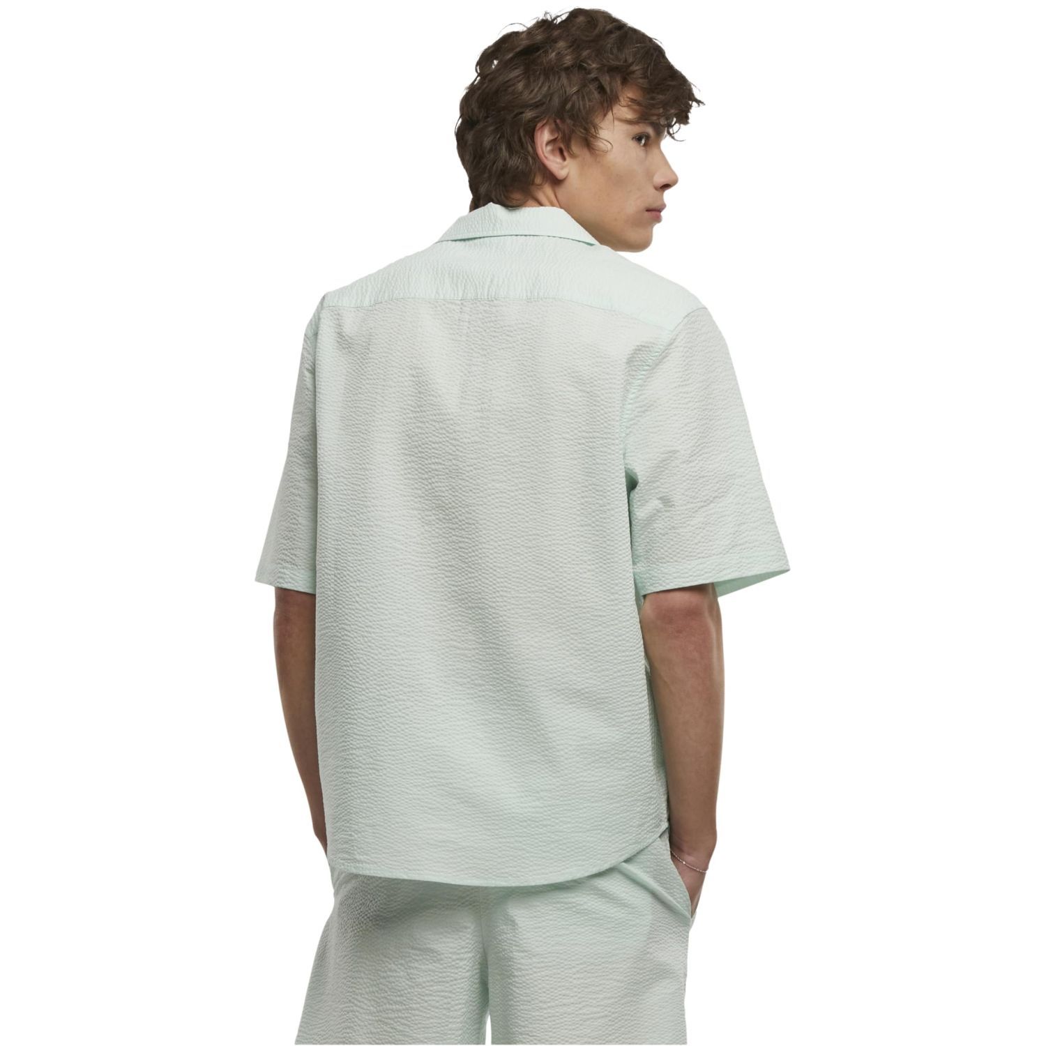 Urban Classics - Relaxed Seersucker Short Sleeve Shirt