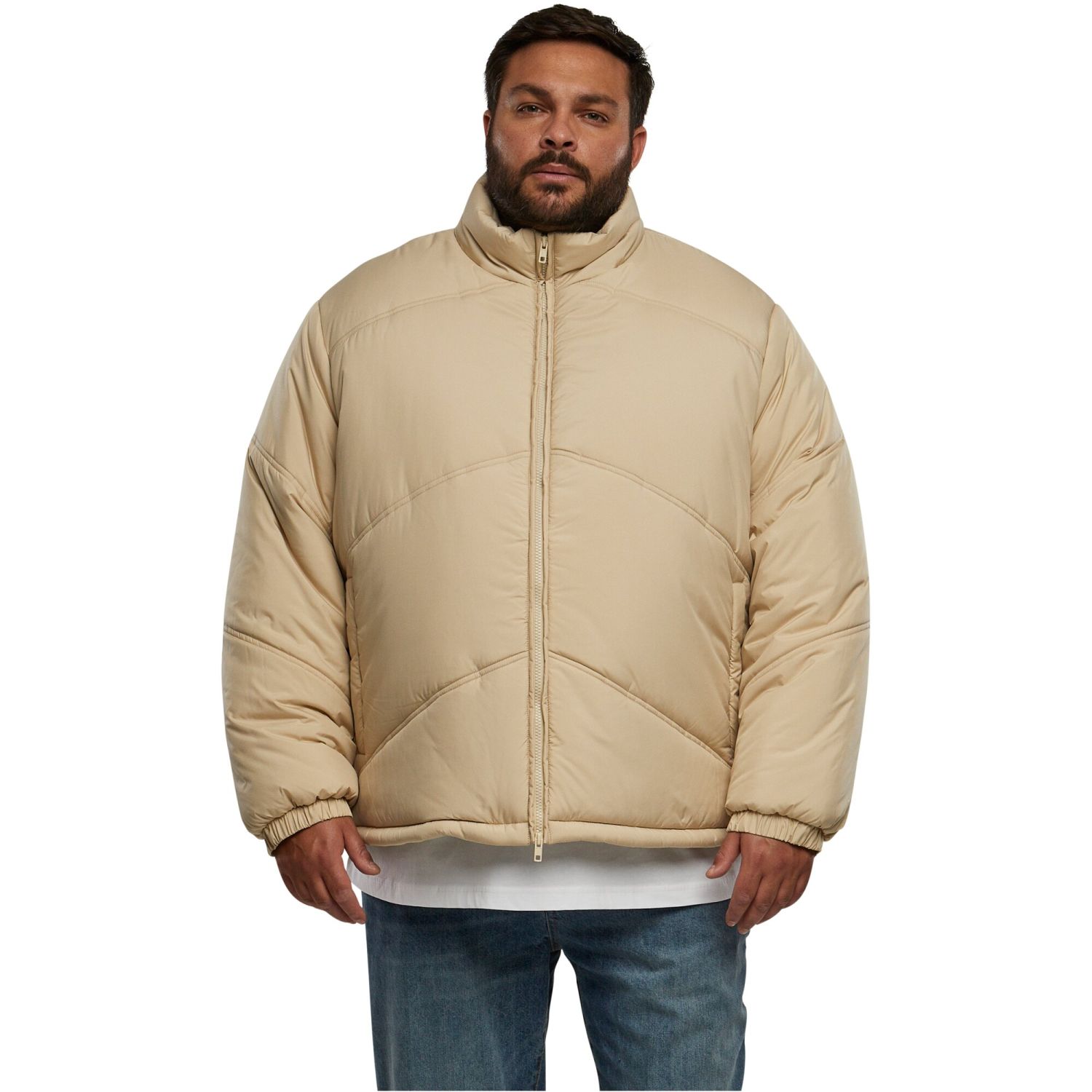 Urban Classics - Arrow PUFFER Winter Jacket wetsand
