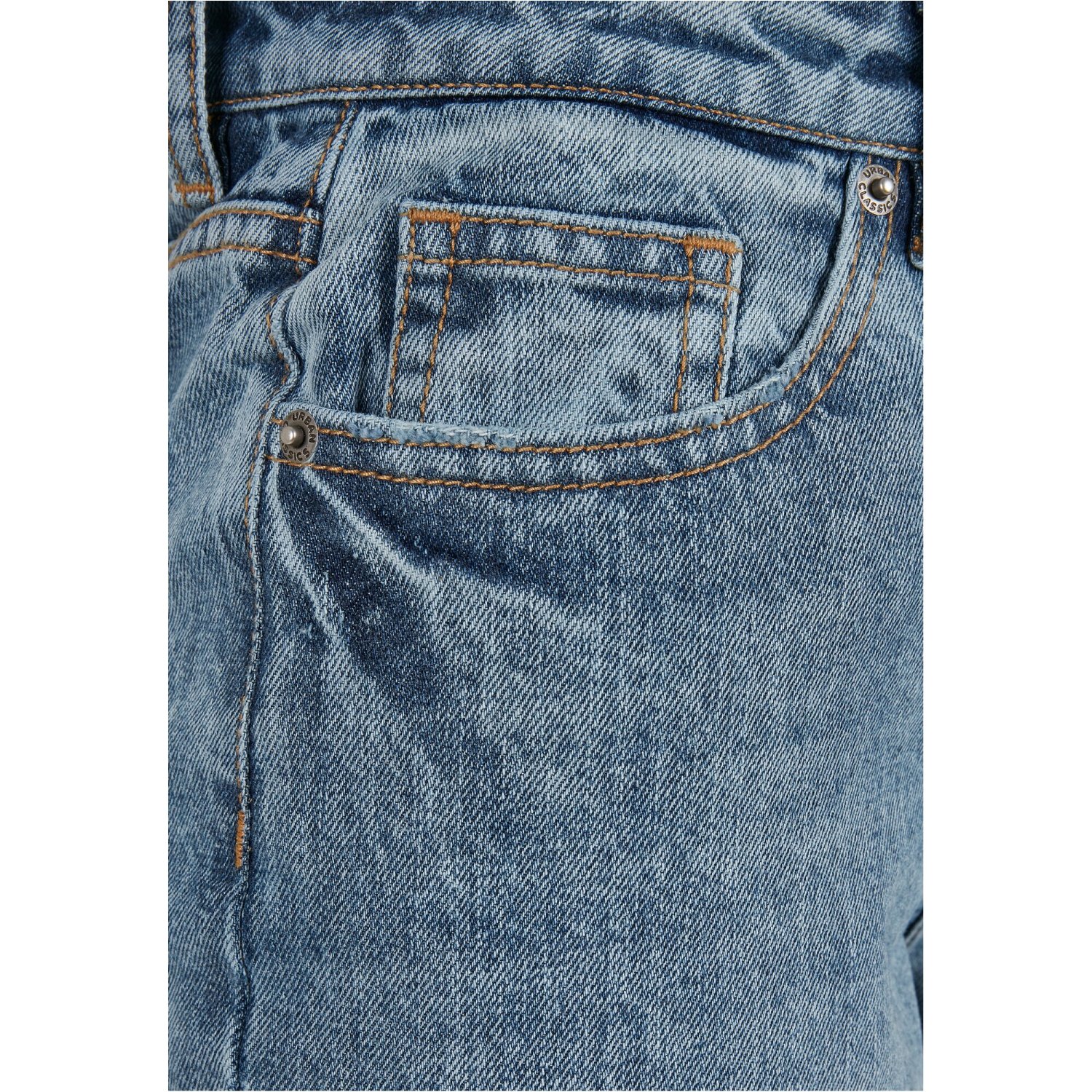 Urban Classics Ladies - High Waist Wide Leg Denim Jeans