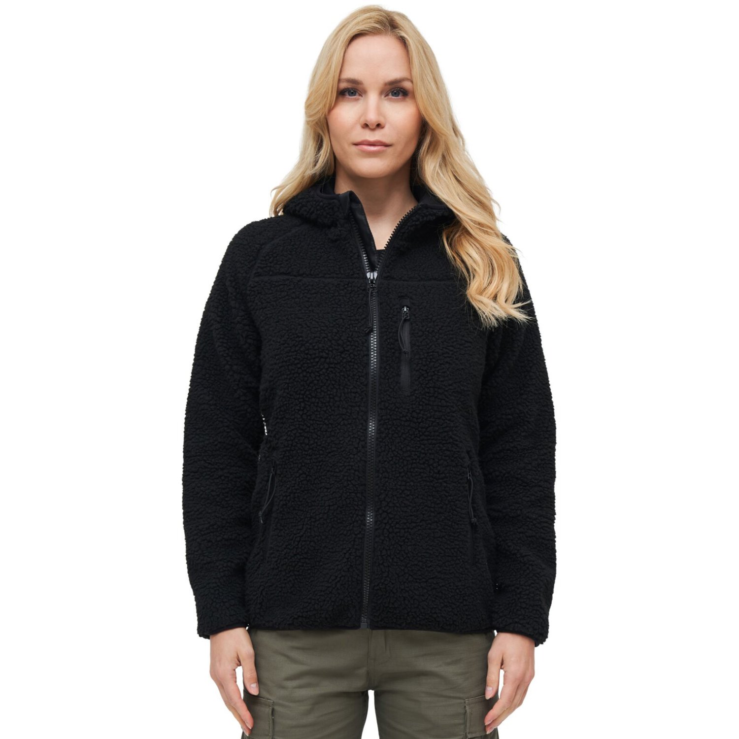 Brandit Ladies - Teddyfleece Jacket black