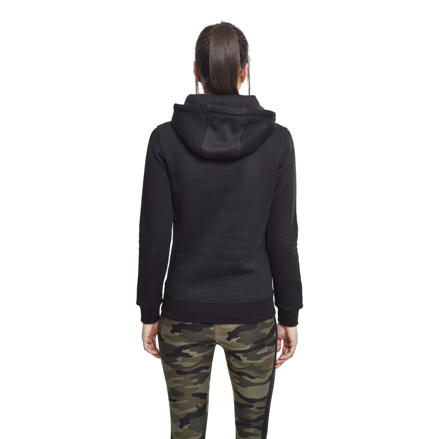 Mister Tee Ladies Fleece Hoody - PRAY schwarz