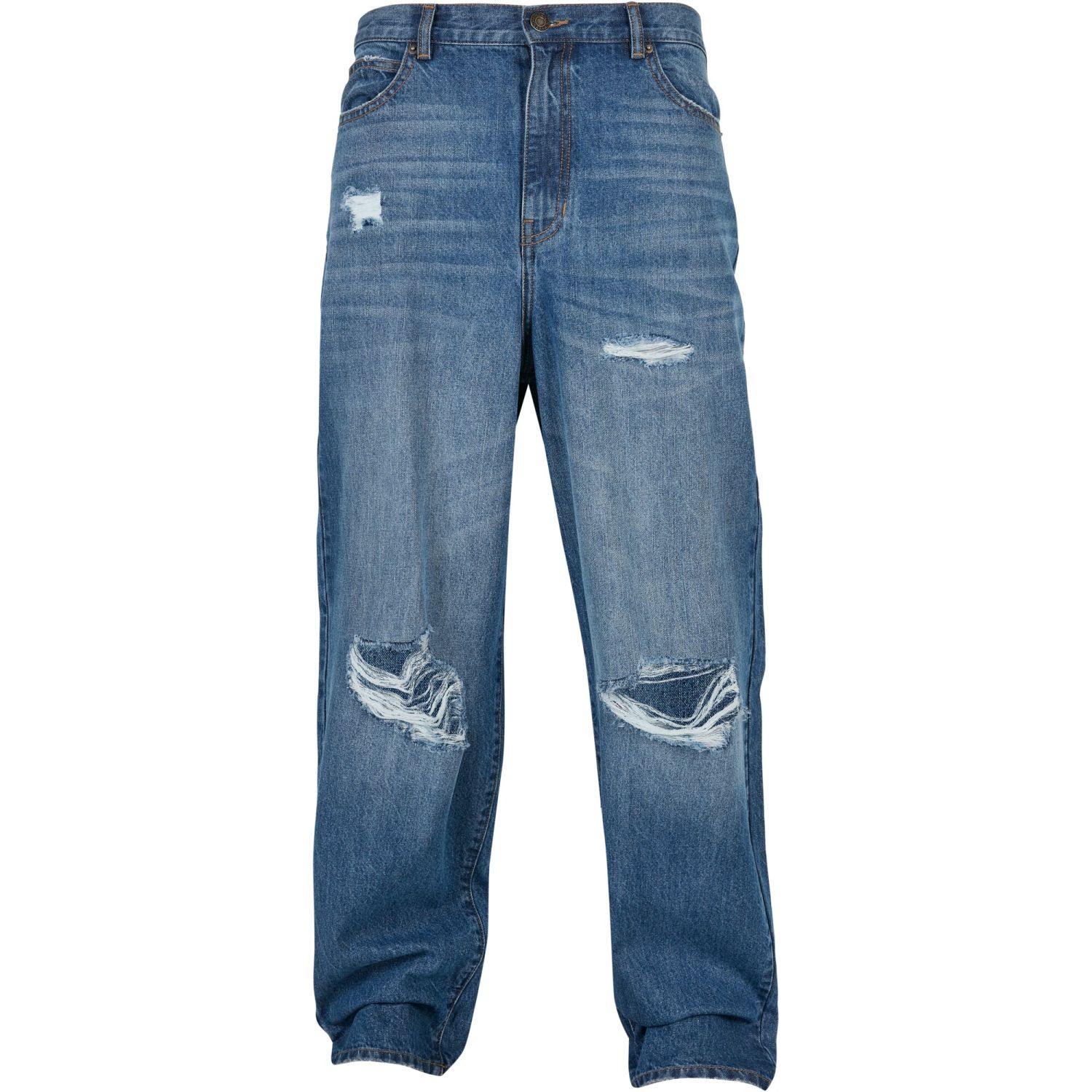 Urban Classics - Distressed Loose-Fit 90s Denim Jeans