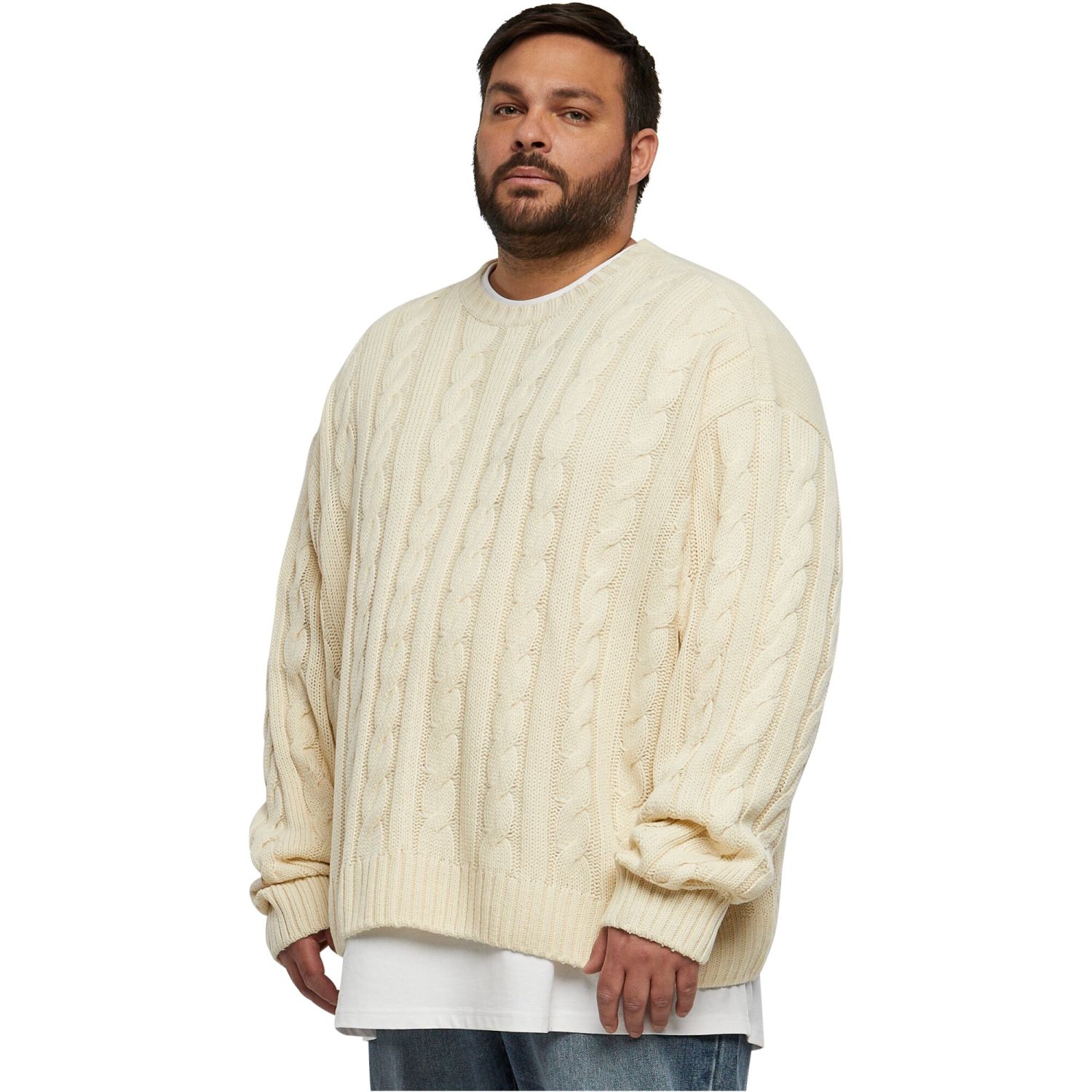 Urban Classics - Boxy Pull tricoté Sweater sand