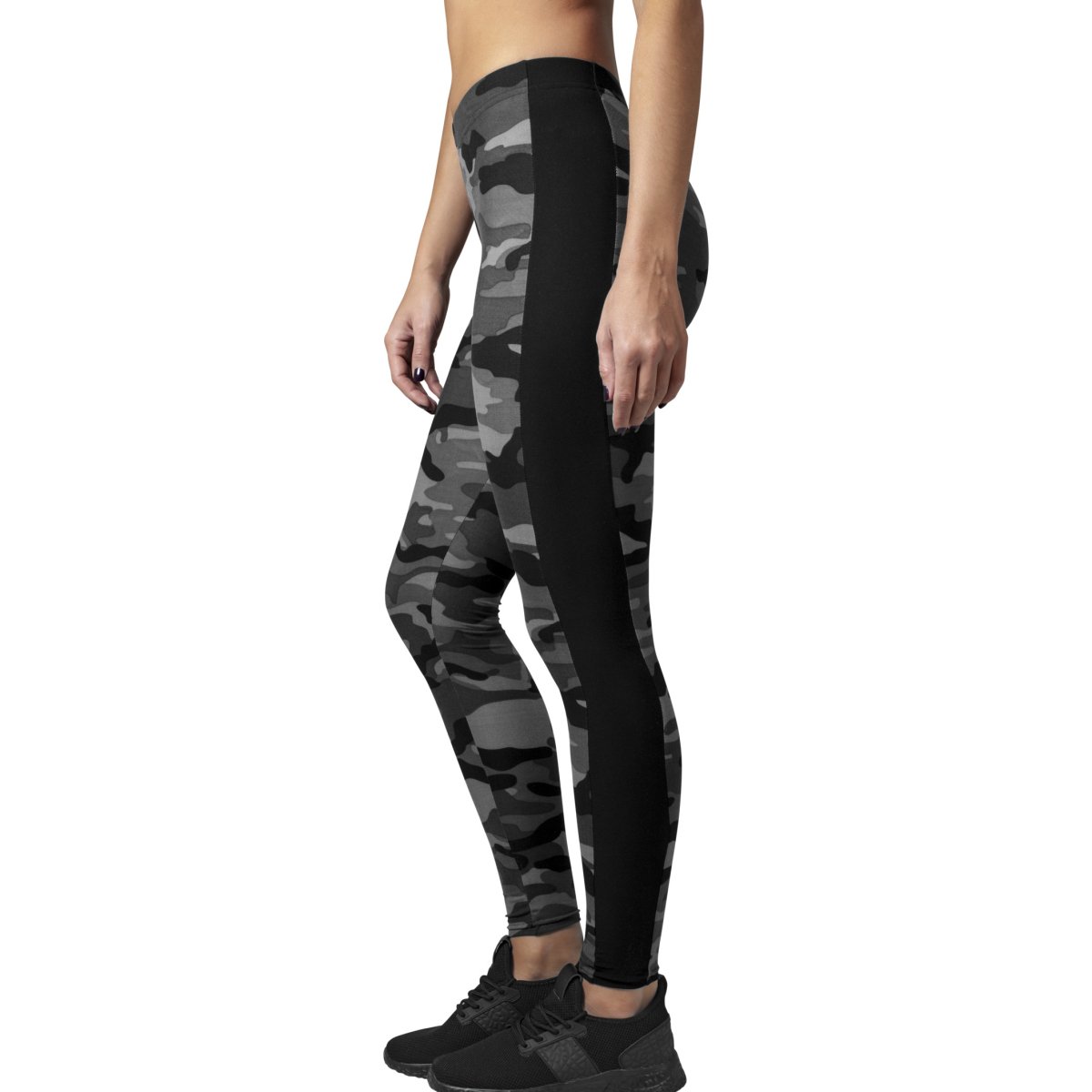 Urban Classics Ladies - CAMO Stripe Stretch-Fit Leggings
