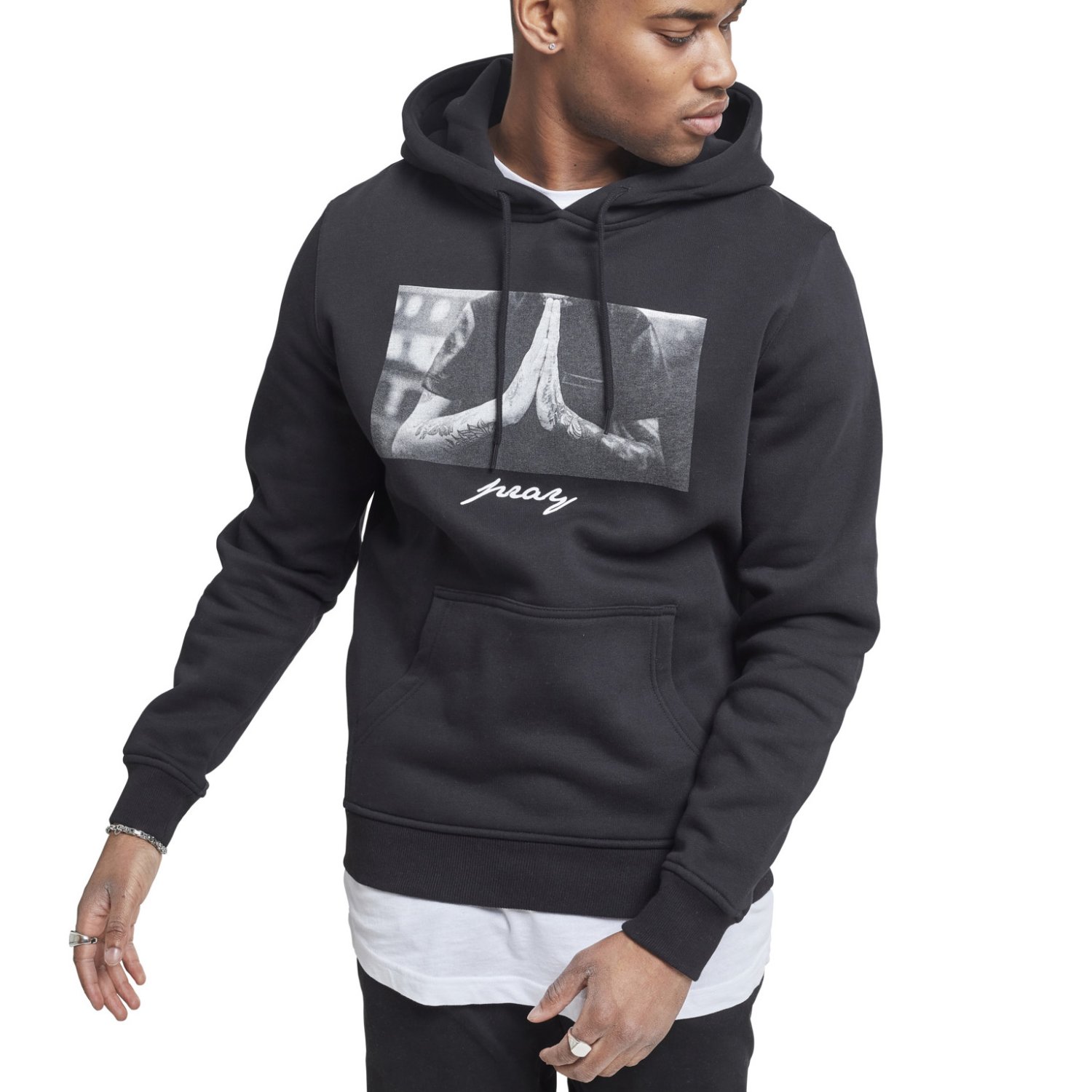 Mister Tee Fleece Hoody - PRAY