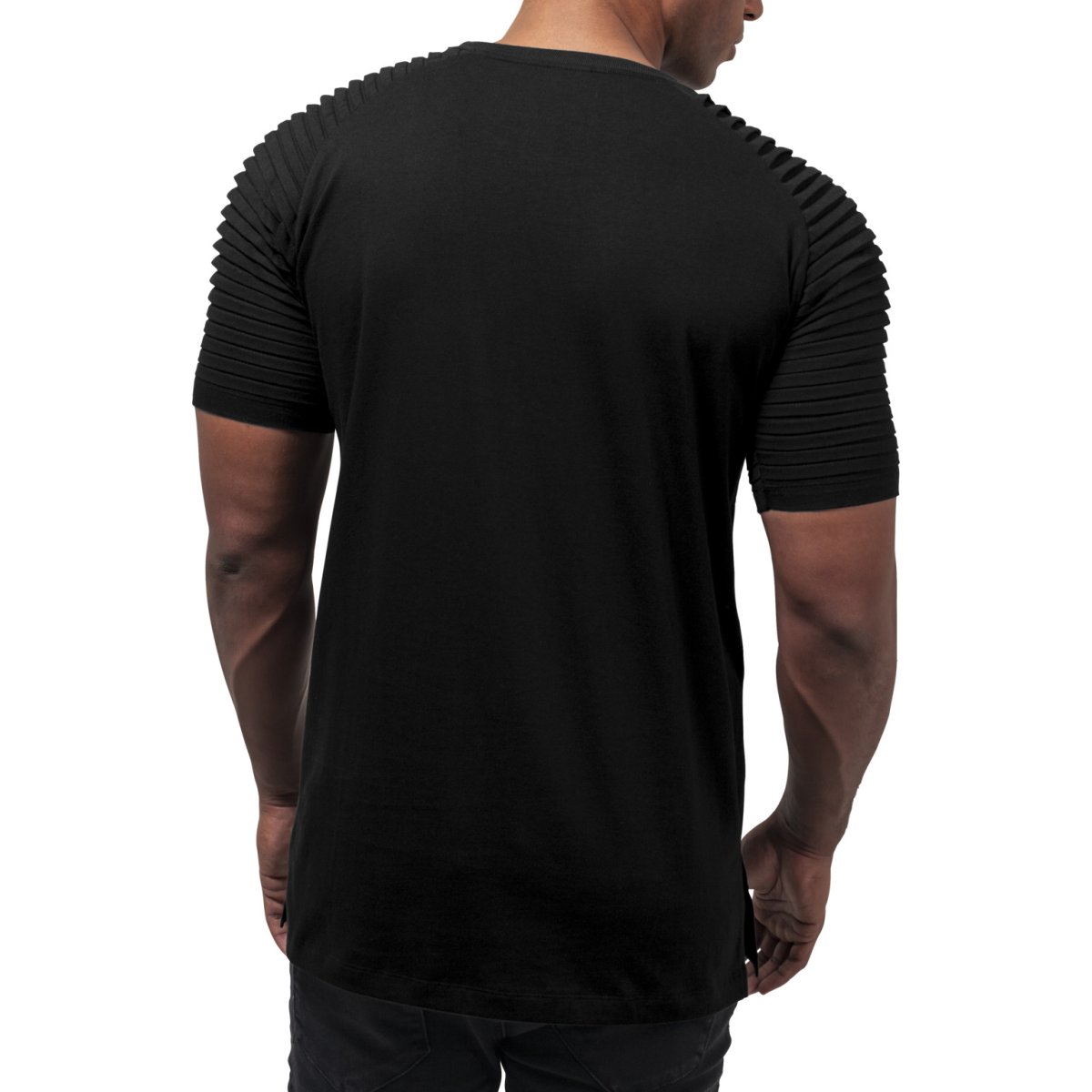 Urban Classics - PLEAT Raglan Long Shirt black