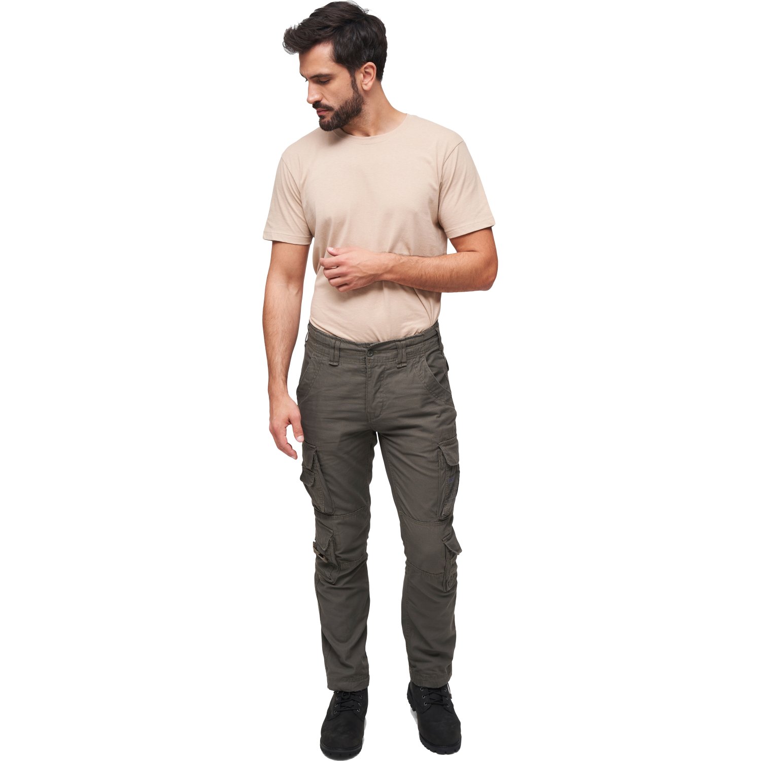 Brandit Outdoor Army Cargo Pure Slim-Fit Pants olive