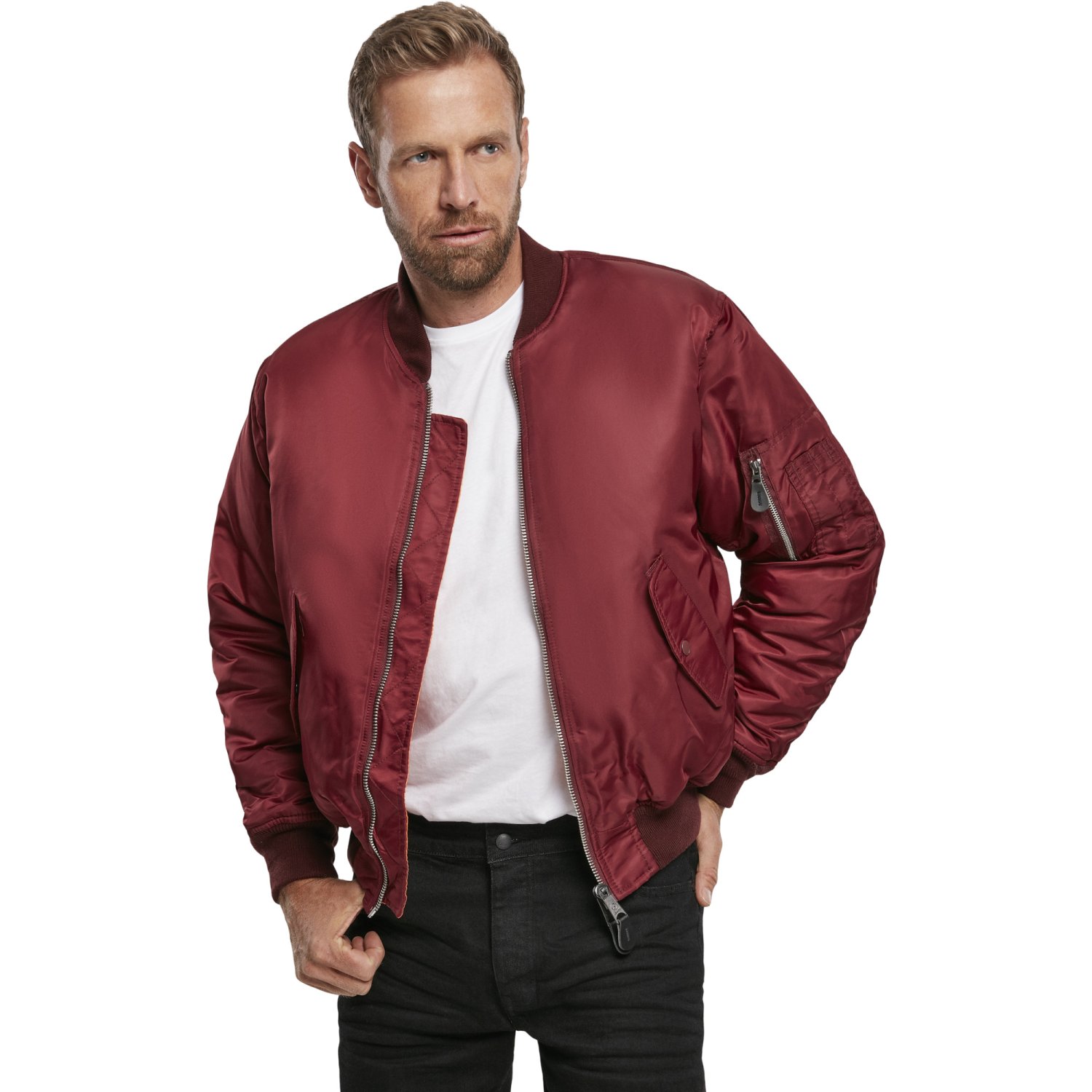 Brandit - MA1 BOMBER Jacket bordeaux