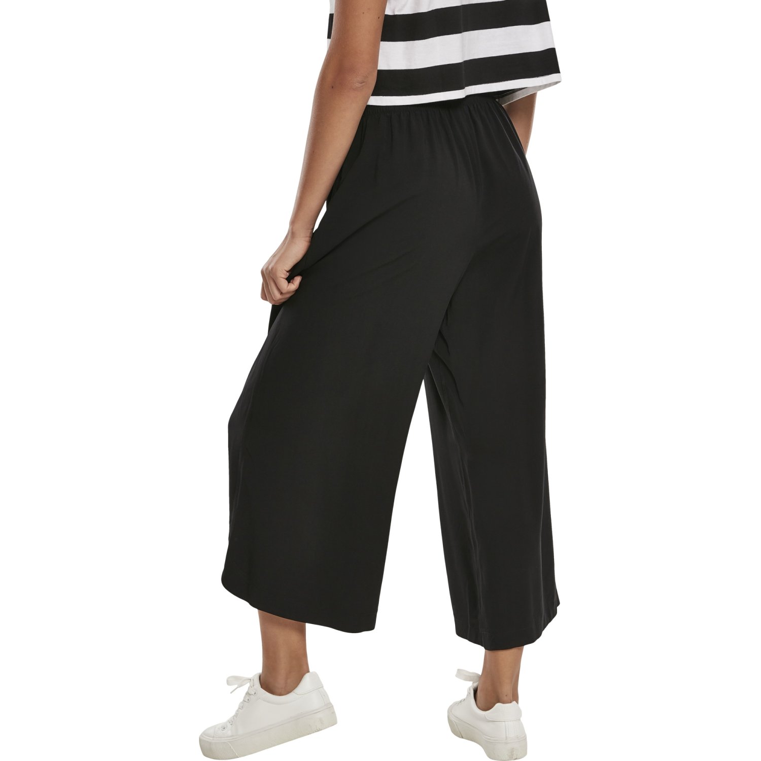 Urban Classics Ladies - Wide Culotte Pantalon noir