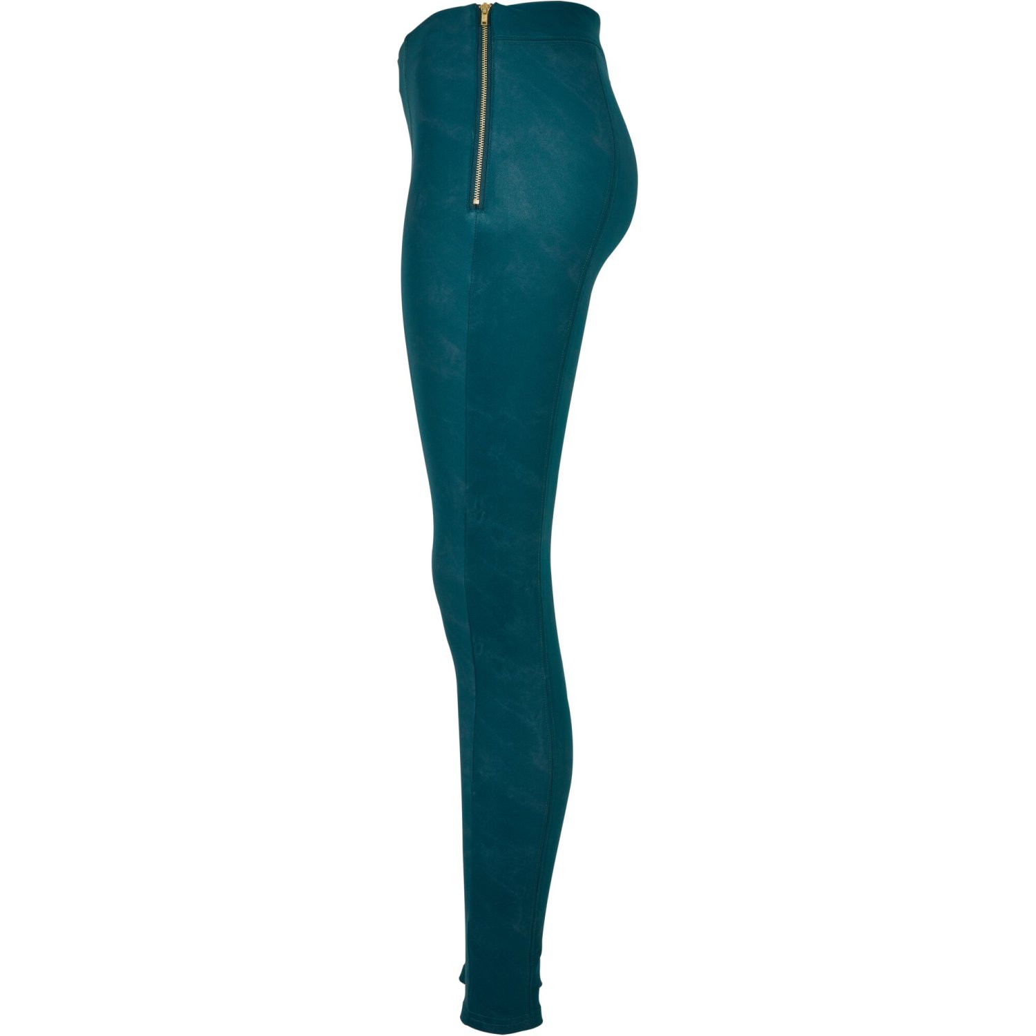 Urban Classics Ladies - Washed Faux Leather Pantalon jasper