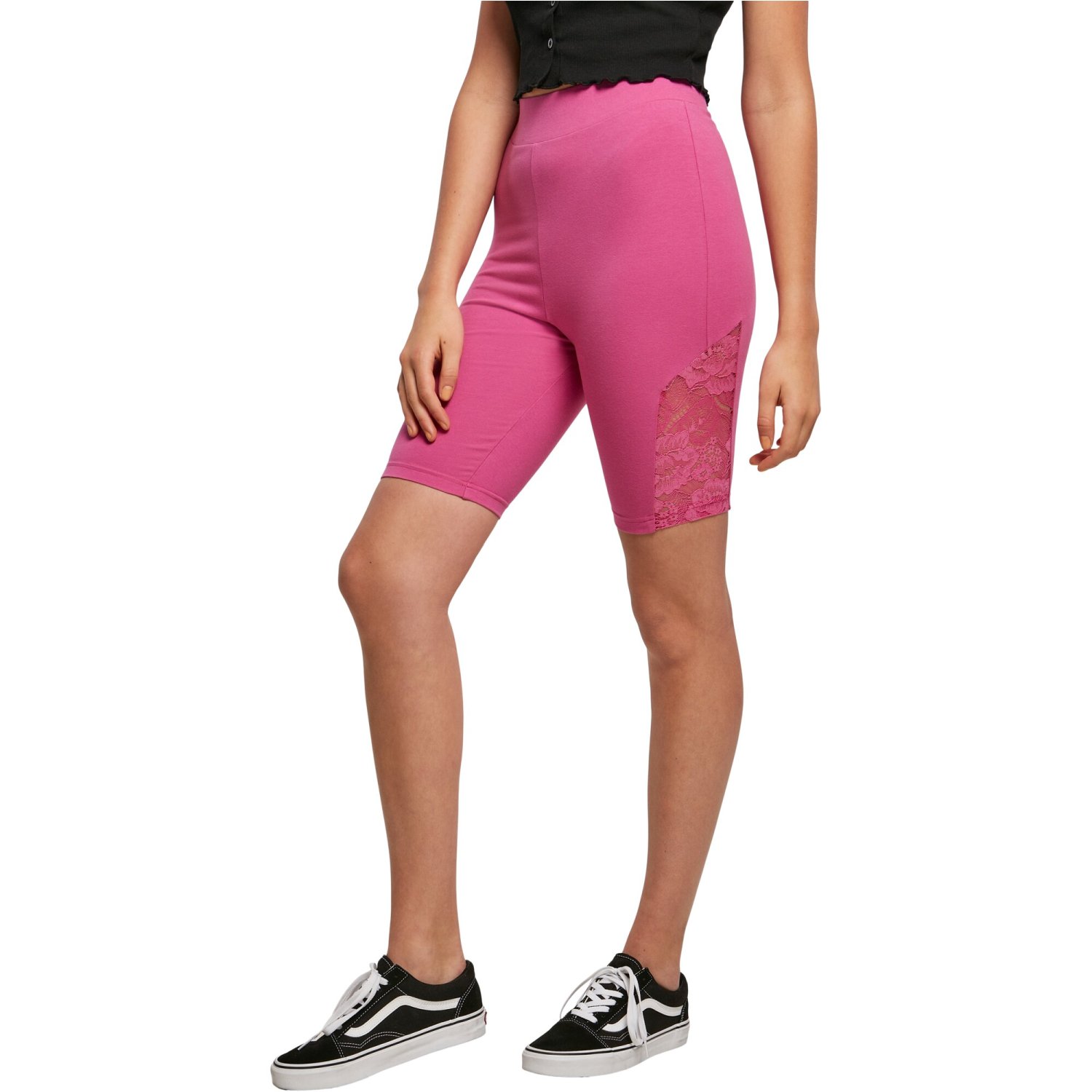 Urban Classics Ladies - CYCLE Laces Shorts brightviolet