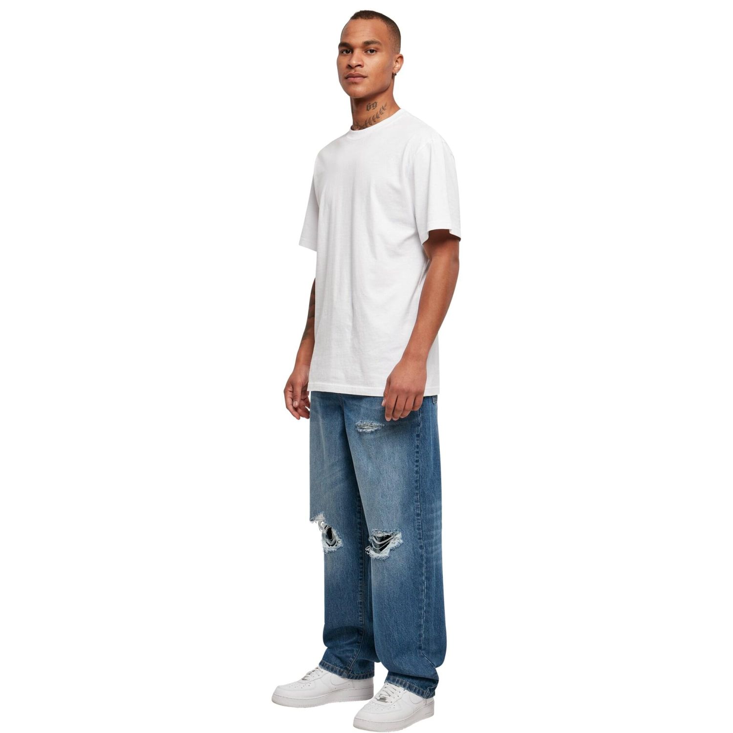 Urban Classics - Distressed Loose-Fit 90s Denim Jeans