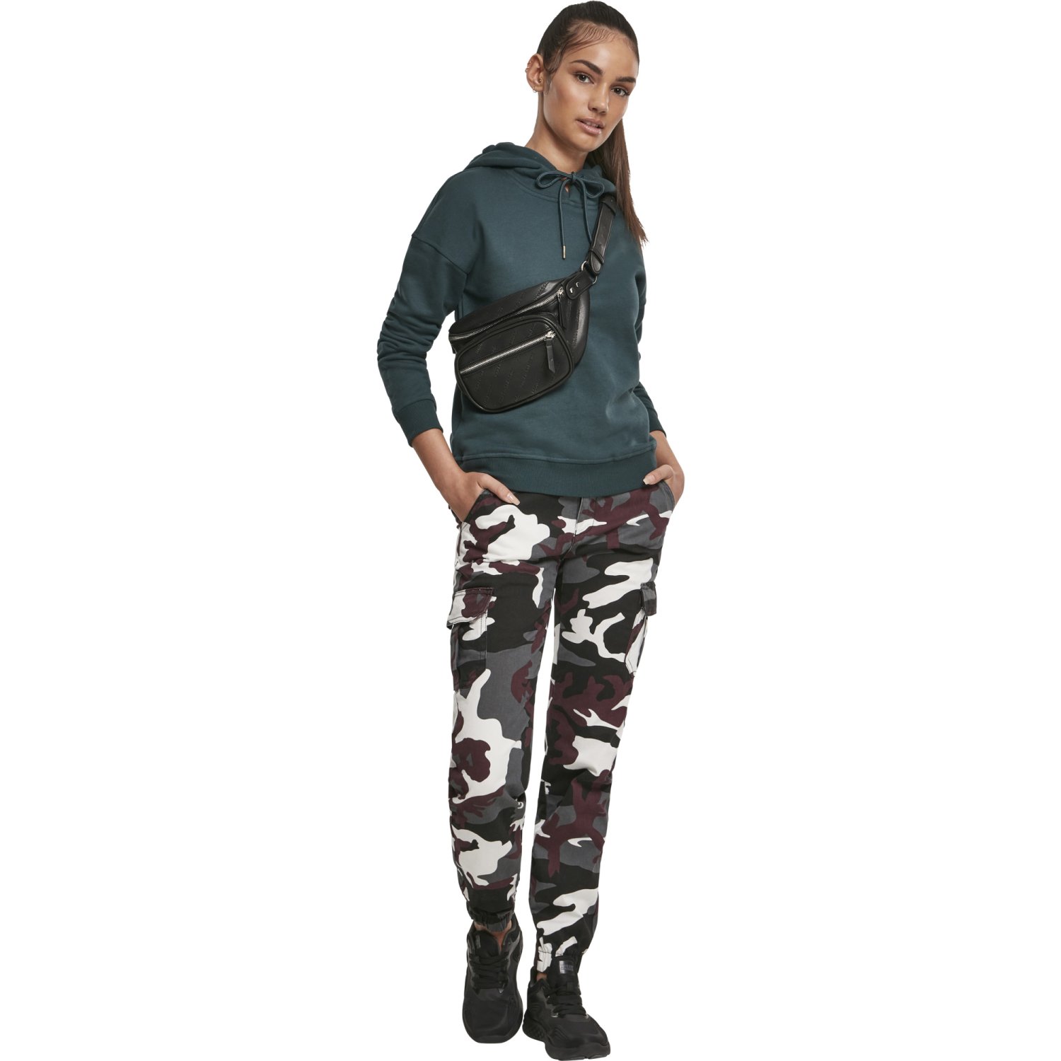 Urban Classics Ladies - BASIC Fleece Sweatshirt Hoody
