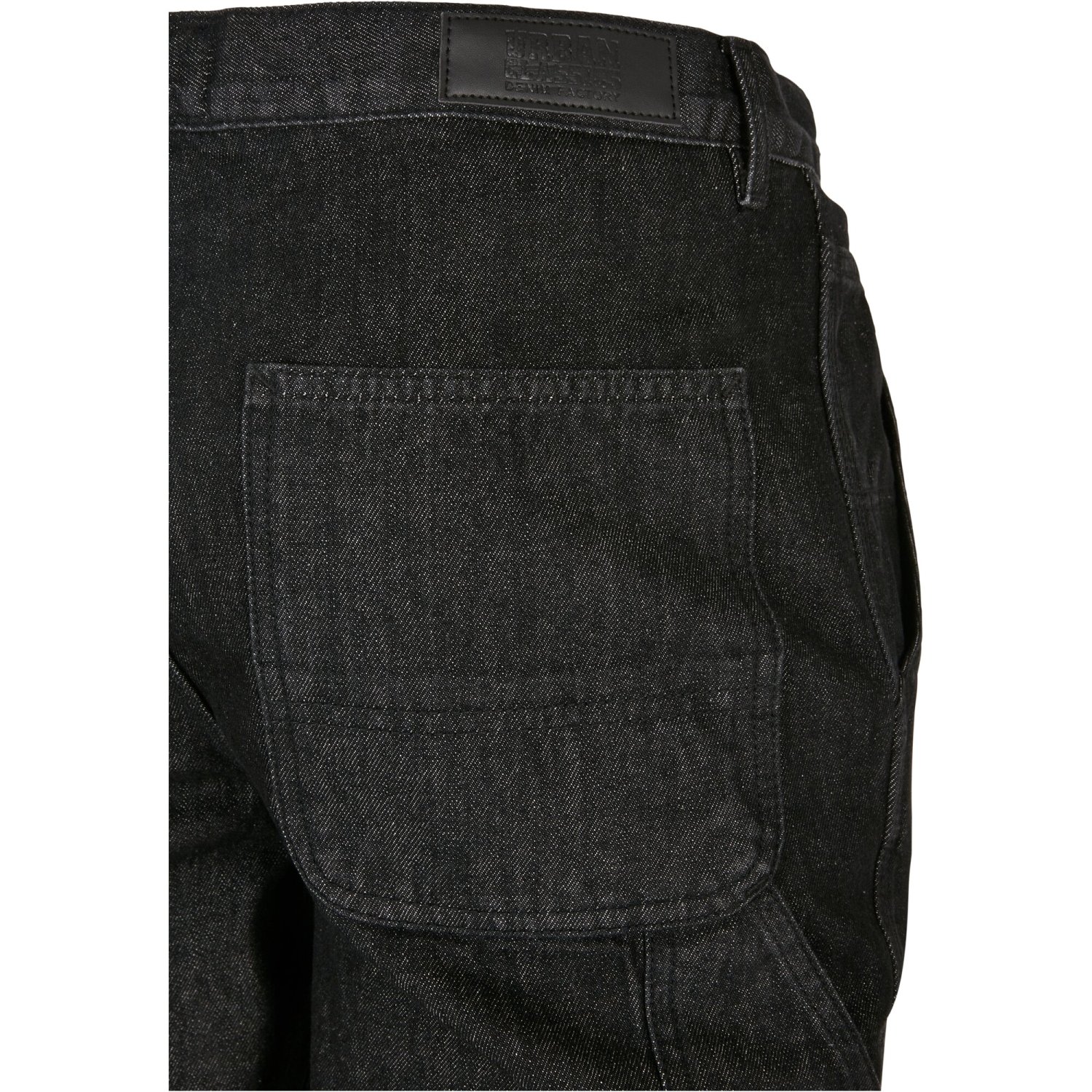 Urban Classics - Double Knee Jeans black washed