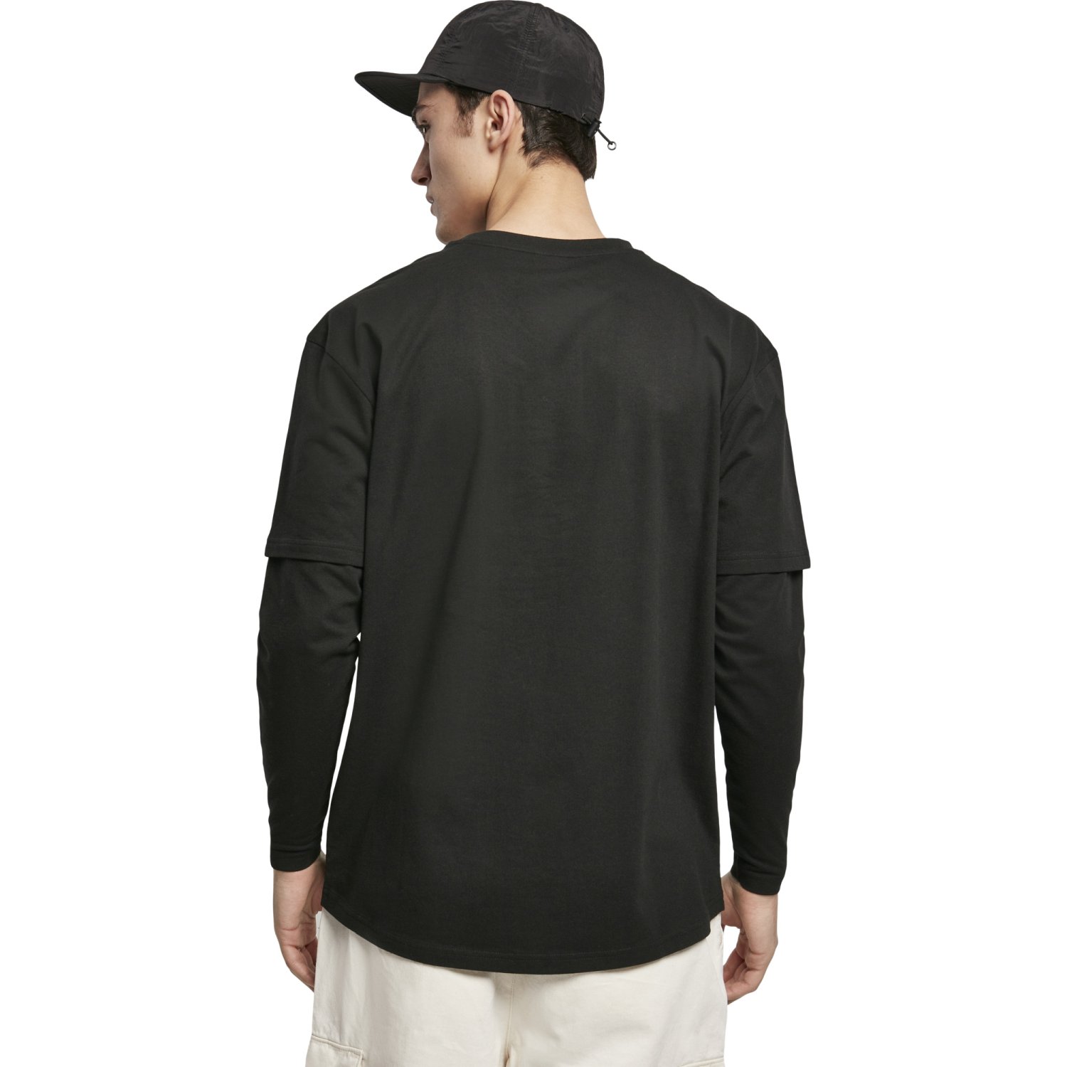 Urban Classics - Oversized Double Layer Shirt dark shadow