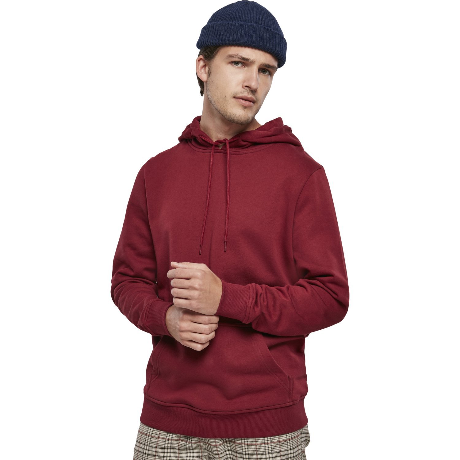 Urban Classics - ORGANIC Basic Hoody burgundy