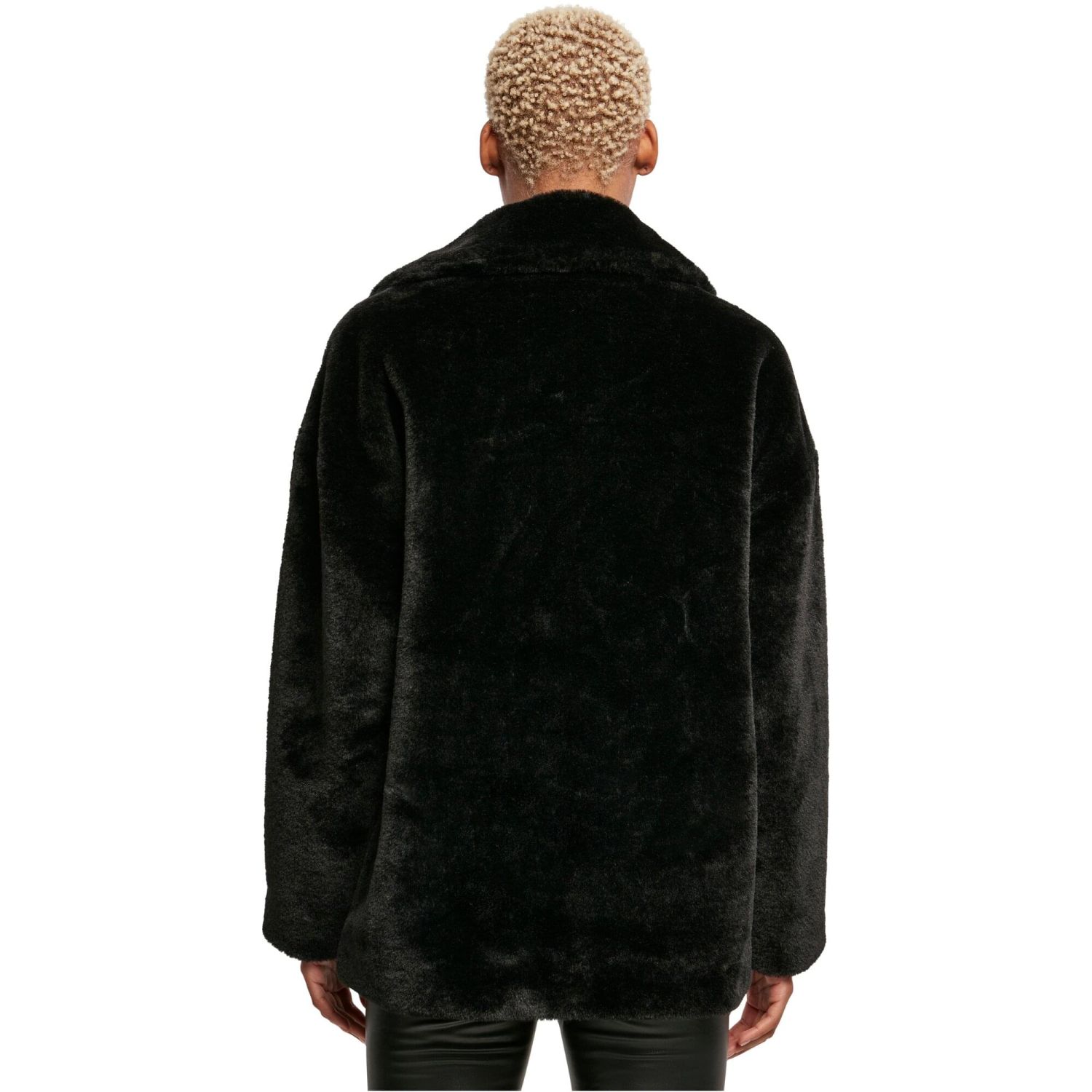 Urban Classics Ladies - LAPEL TEDDY Oversized Winterjacke