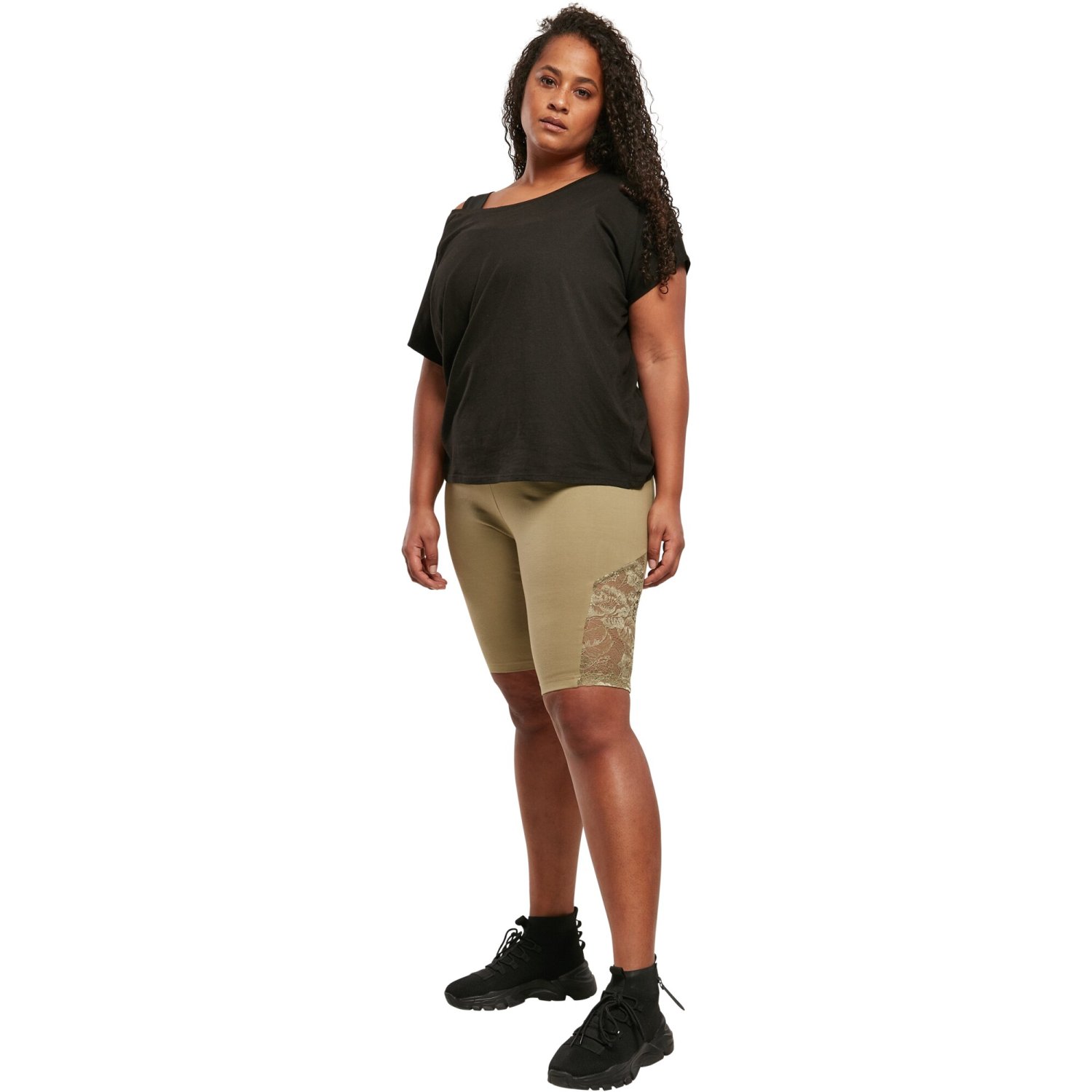 Urban Classics Ladies - CYCLE Laces High Waist Shorts