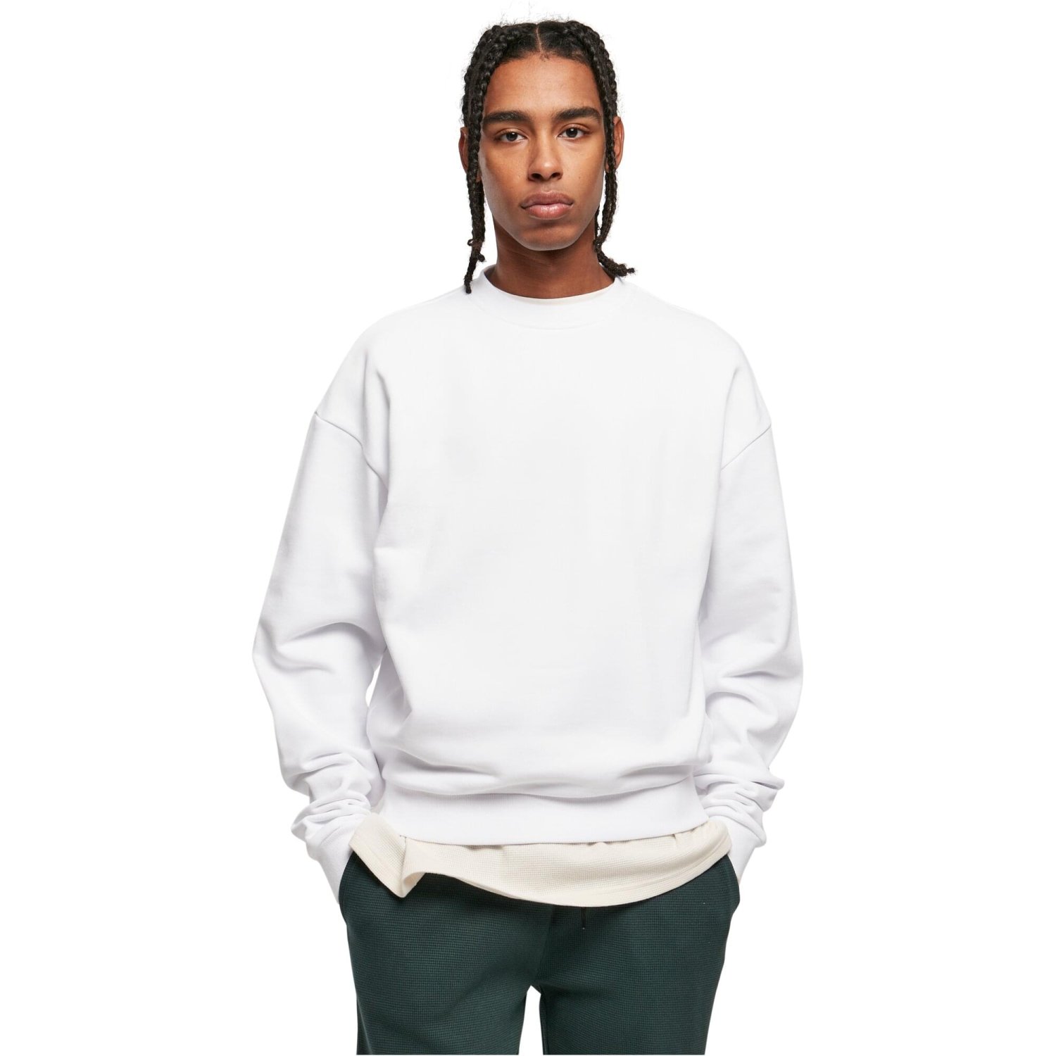 Urban Classics - Ultra Heavy Sweatshirt blanc